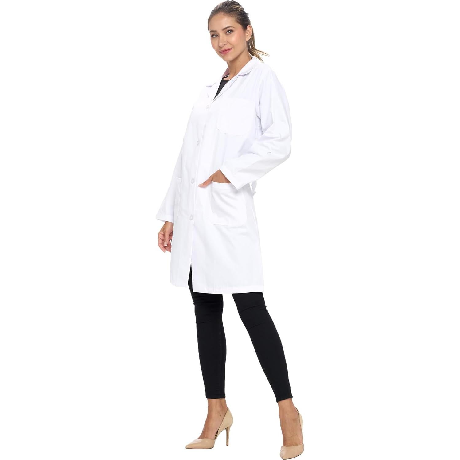 Bata de Laboratorio Natural Uniforms Unisex 101,6 cm 3X