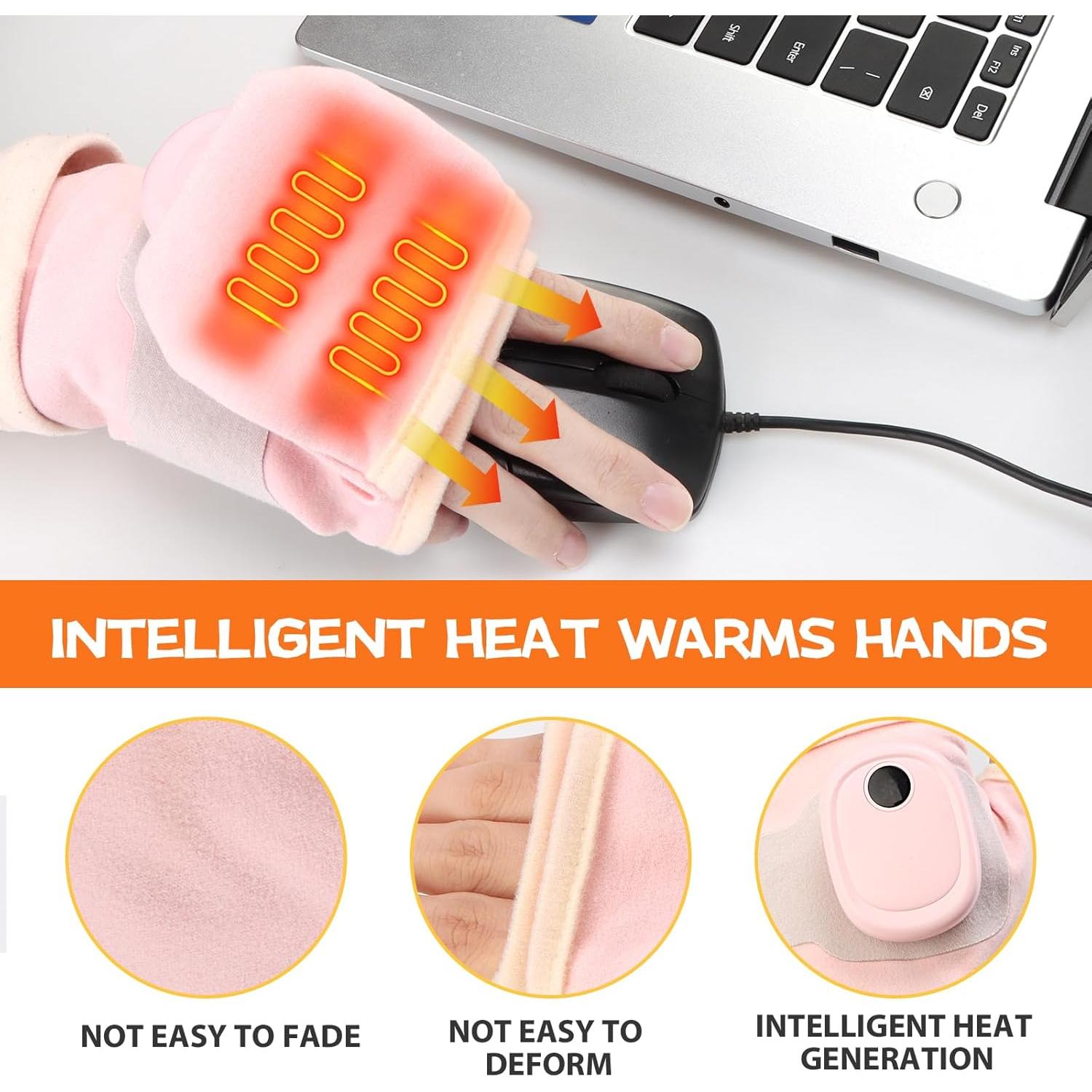 Guantes Calentadores Térmicos SIXCLA para Mujeres Rosa