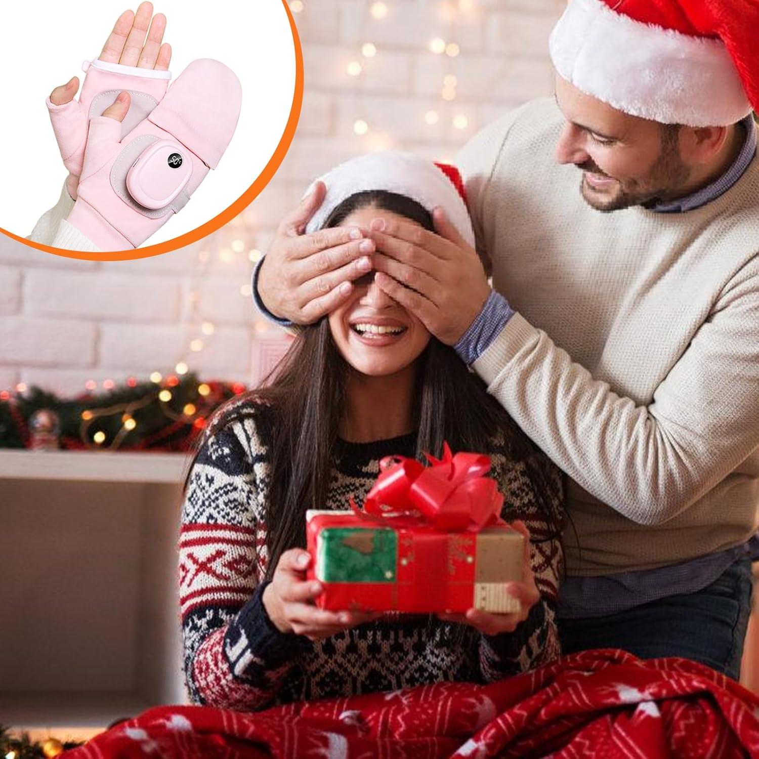 Guantes Calentadores Térmicos SIXCLA para Mujeres Rosa