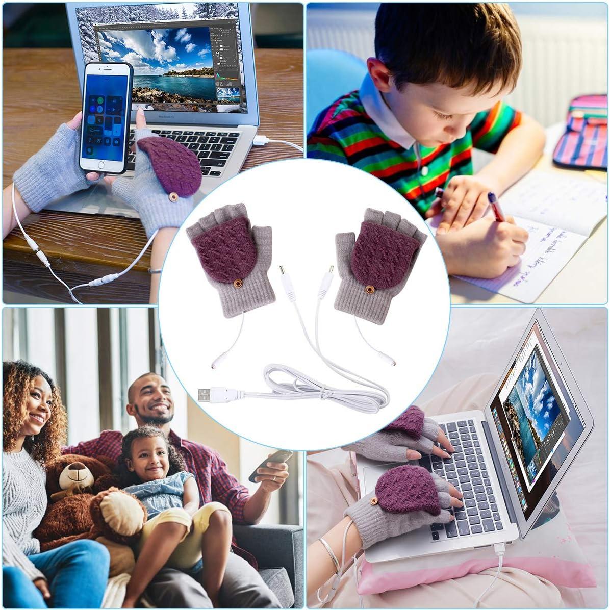 Guantes Calentados USB Unisex Petyoung - Invierno 16 cm