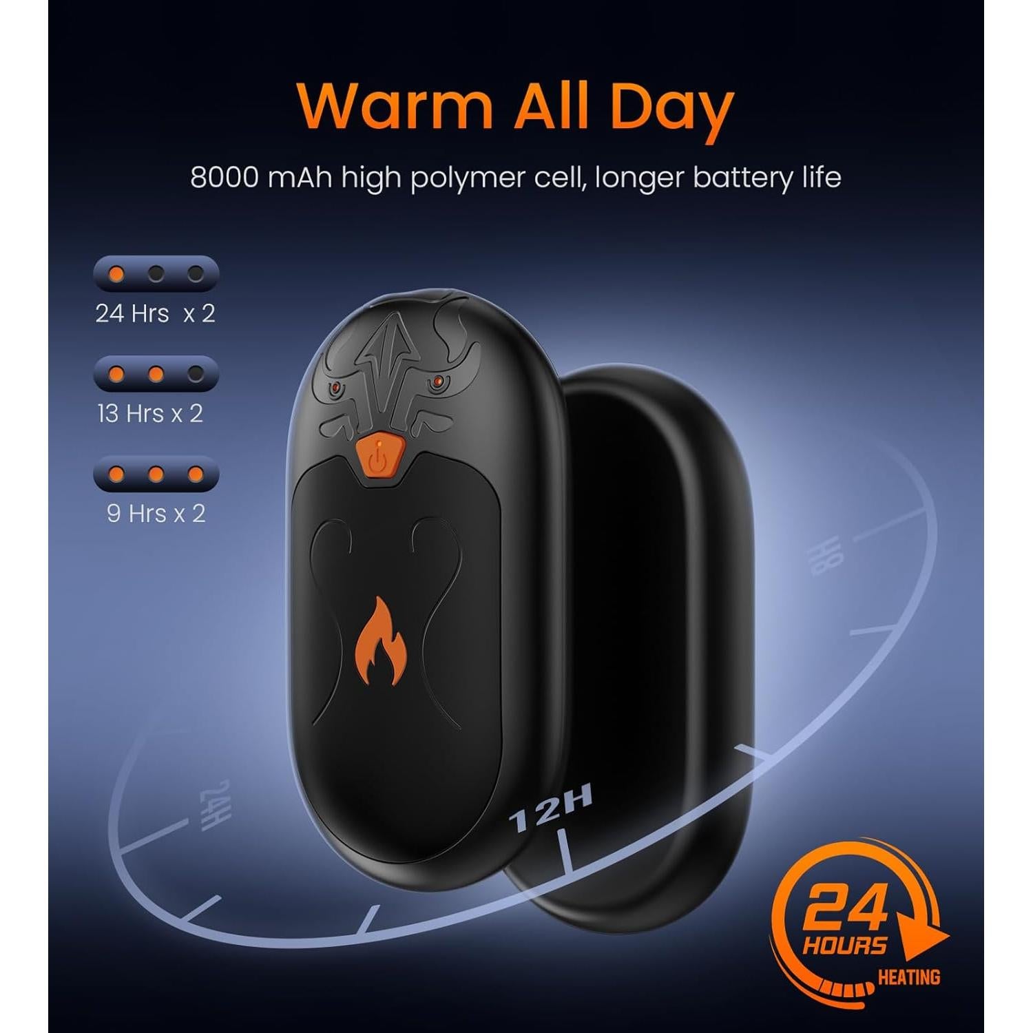 Calentadores de Manos Recargables HAWANA TT-09 8000mAh 24h