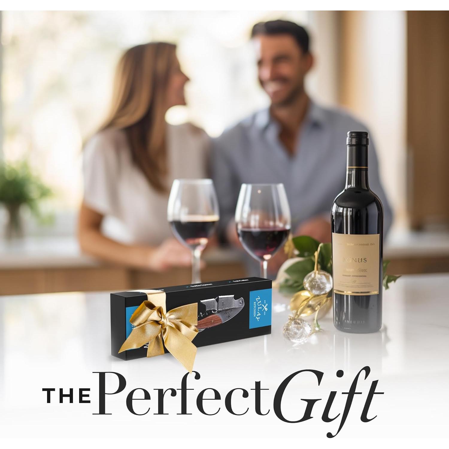 Abridor de Vino Zulay Kitchen Doble Bisagra Acero Inoxidable