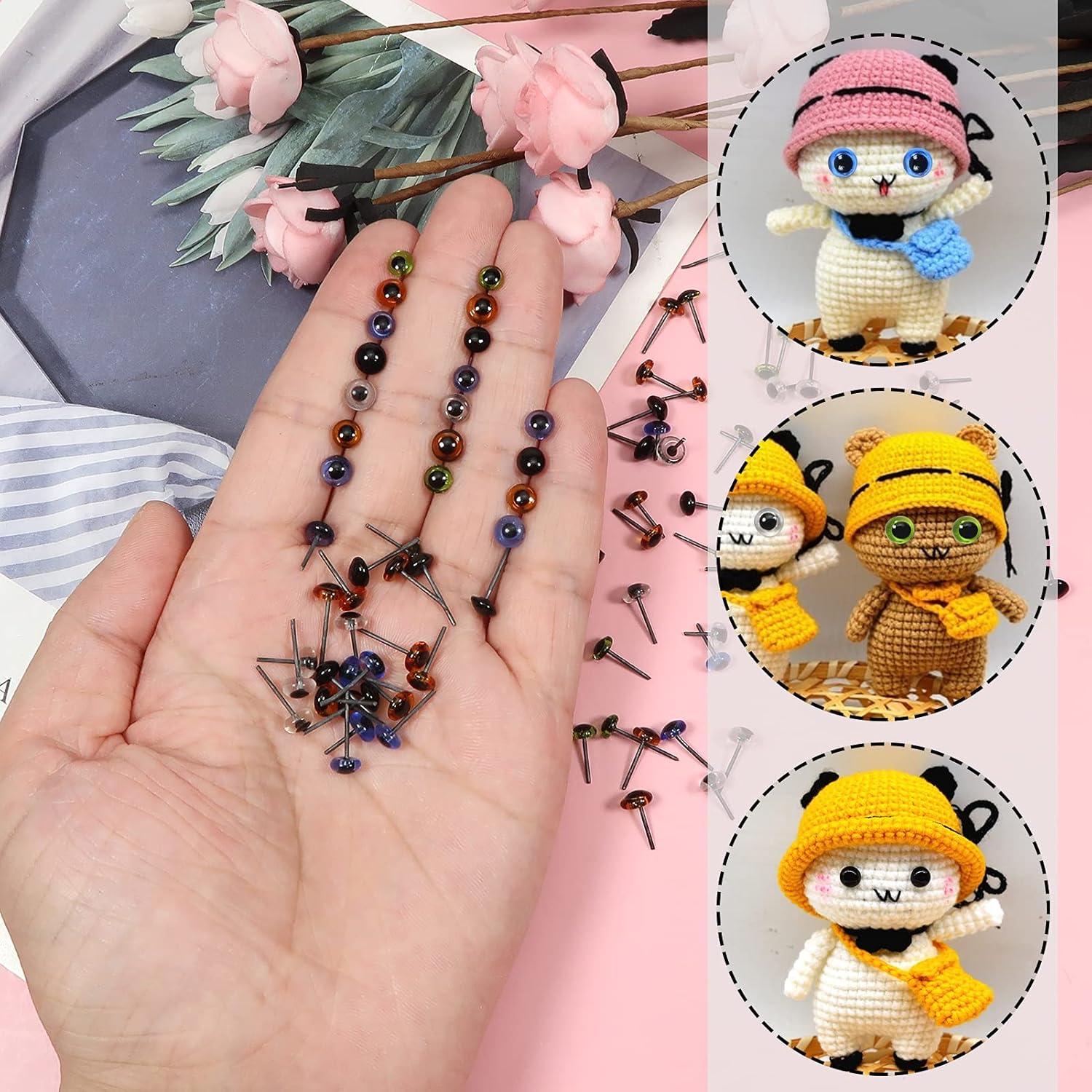 Ojos de Vidrio TOAOB 100pcs 5mm Colores para Manualidades