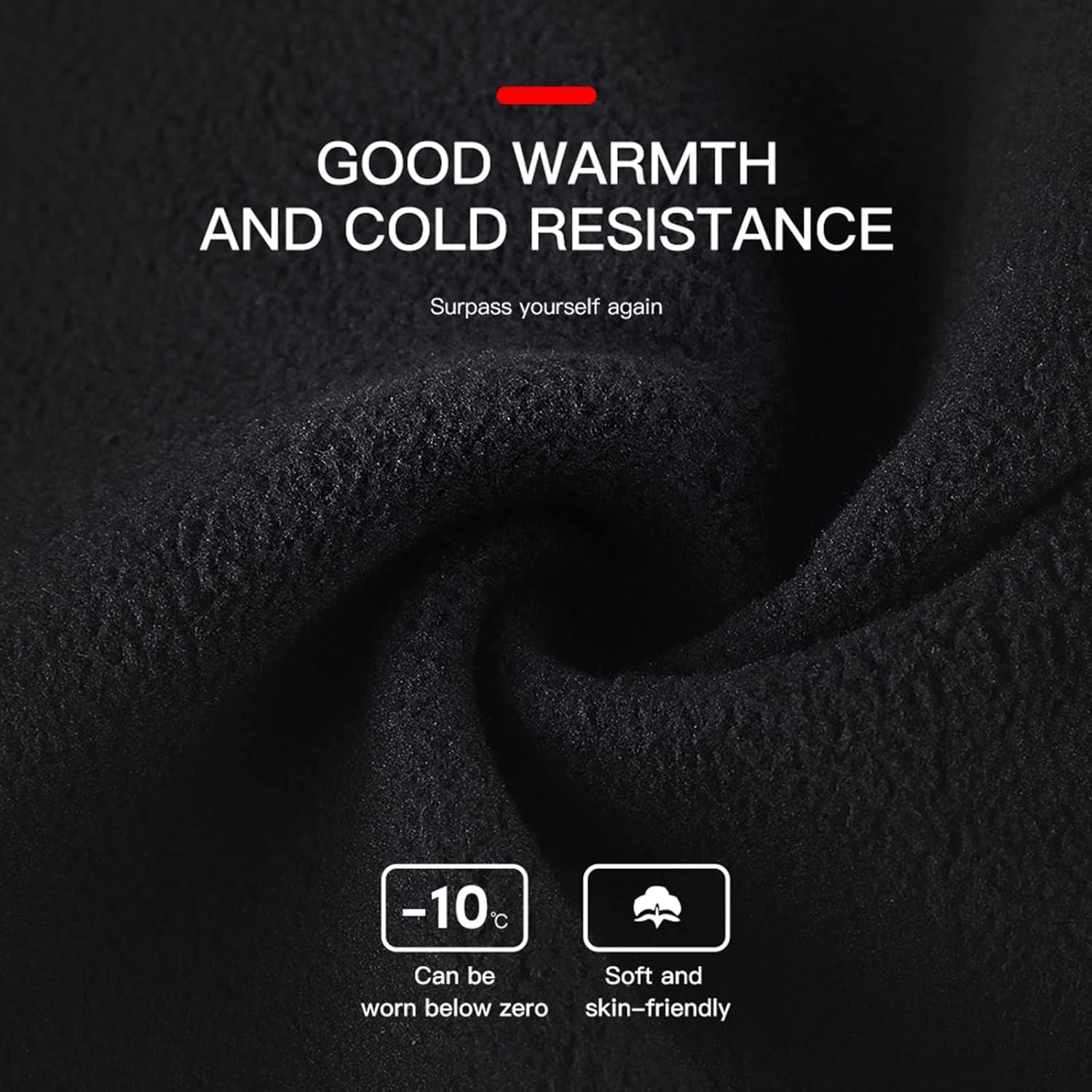 Guantes Térmicos Impermeables TEMEI Unisex Táctiles Negros