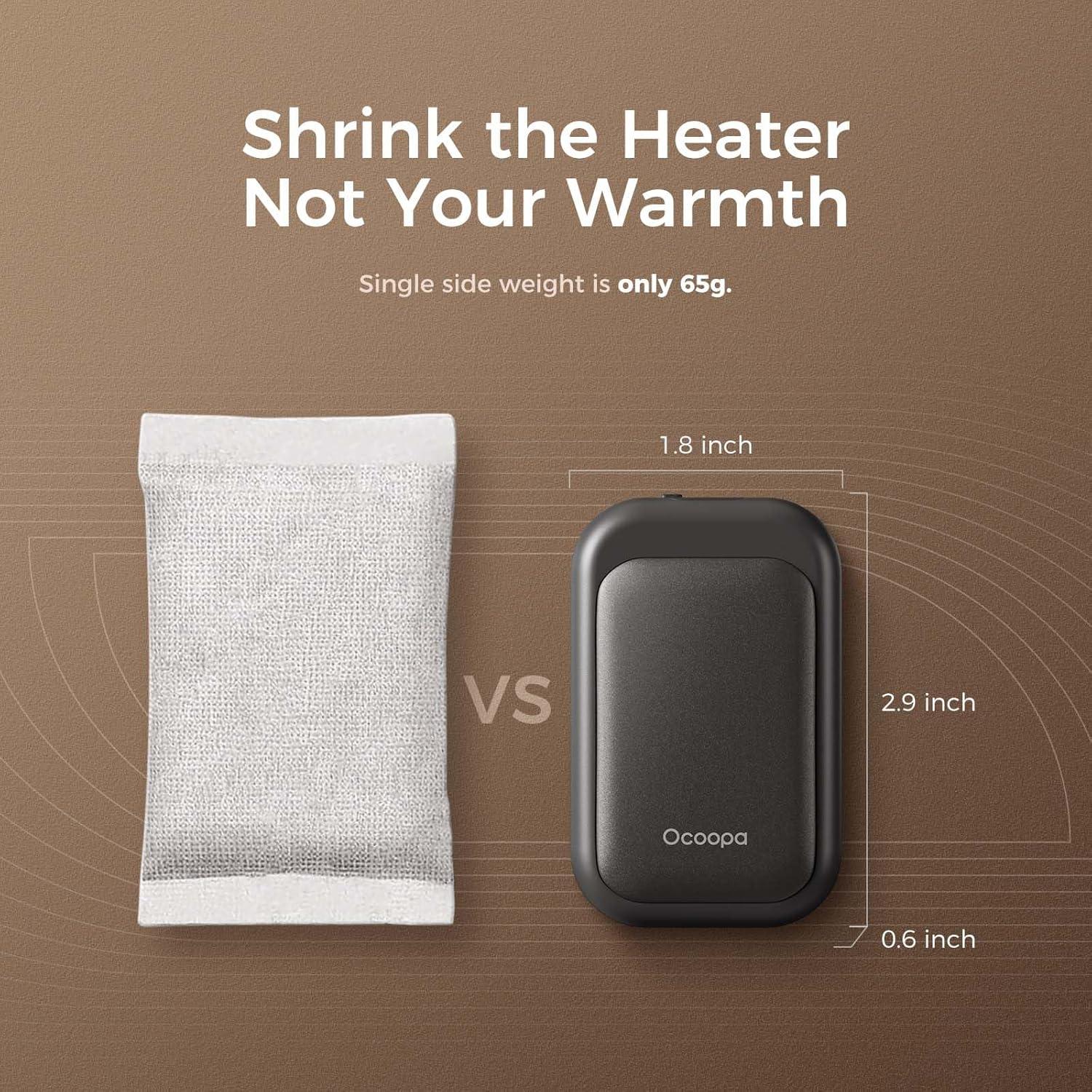 Calentadores de Manos OCOOPA UT3056-BK Recargables 5000mAh