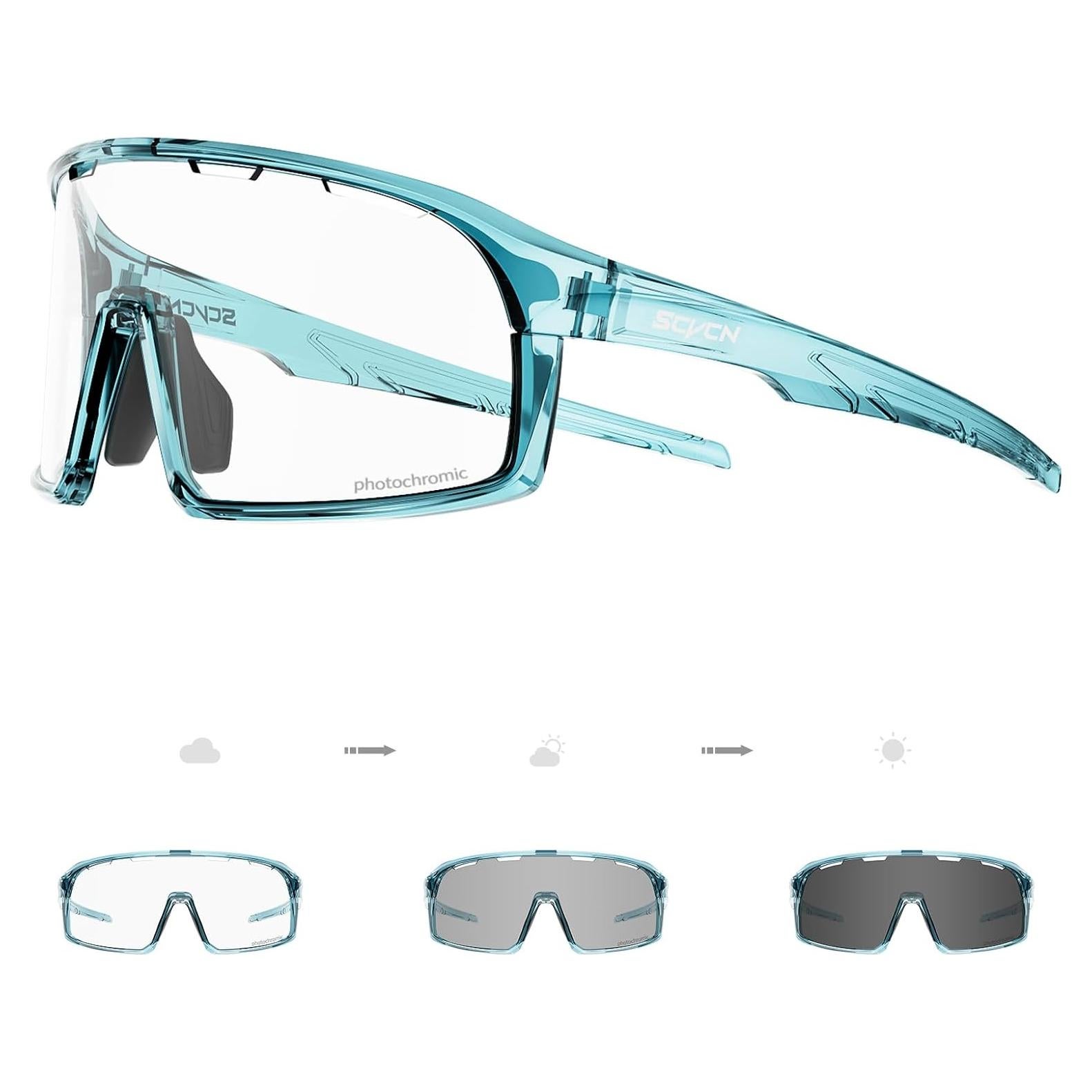 Gafas de Ciclismo SCVCN Fotoquímicas UV400 Ajustables