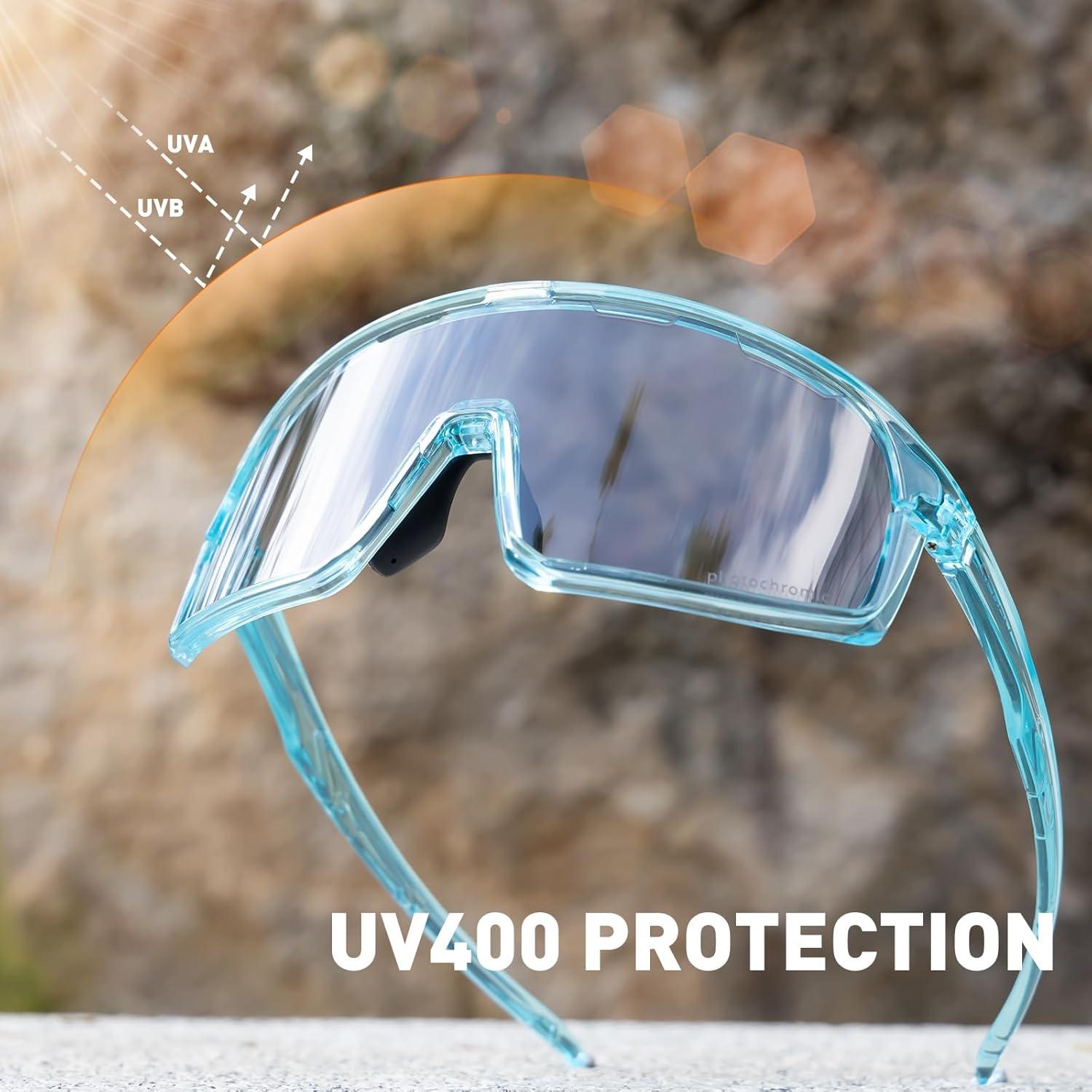 Gafas de Ciclismo SCVCN Fotoquímicas UV400 Ajustables