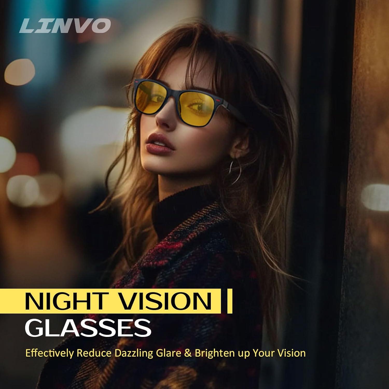 Gafas de sol polarizadas LINVO TR90 ultraligeras HD UV400