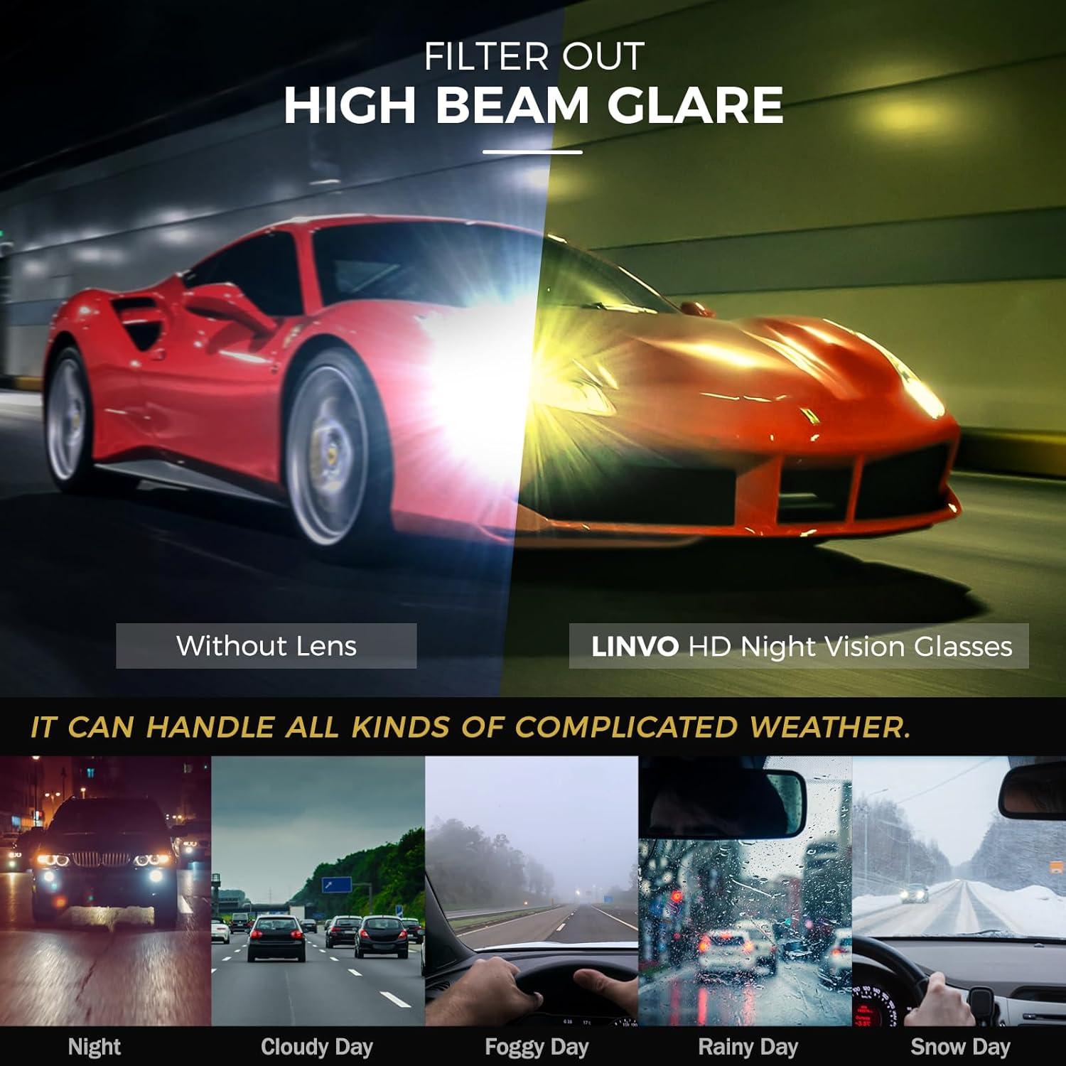 Gafas de sol polarizadas LINVO TR90 ultraligeras HD UV400