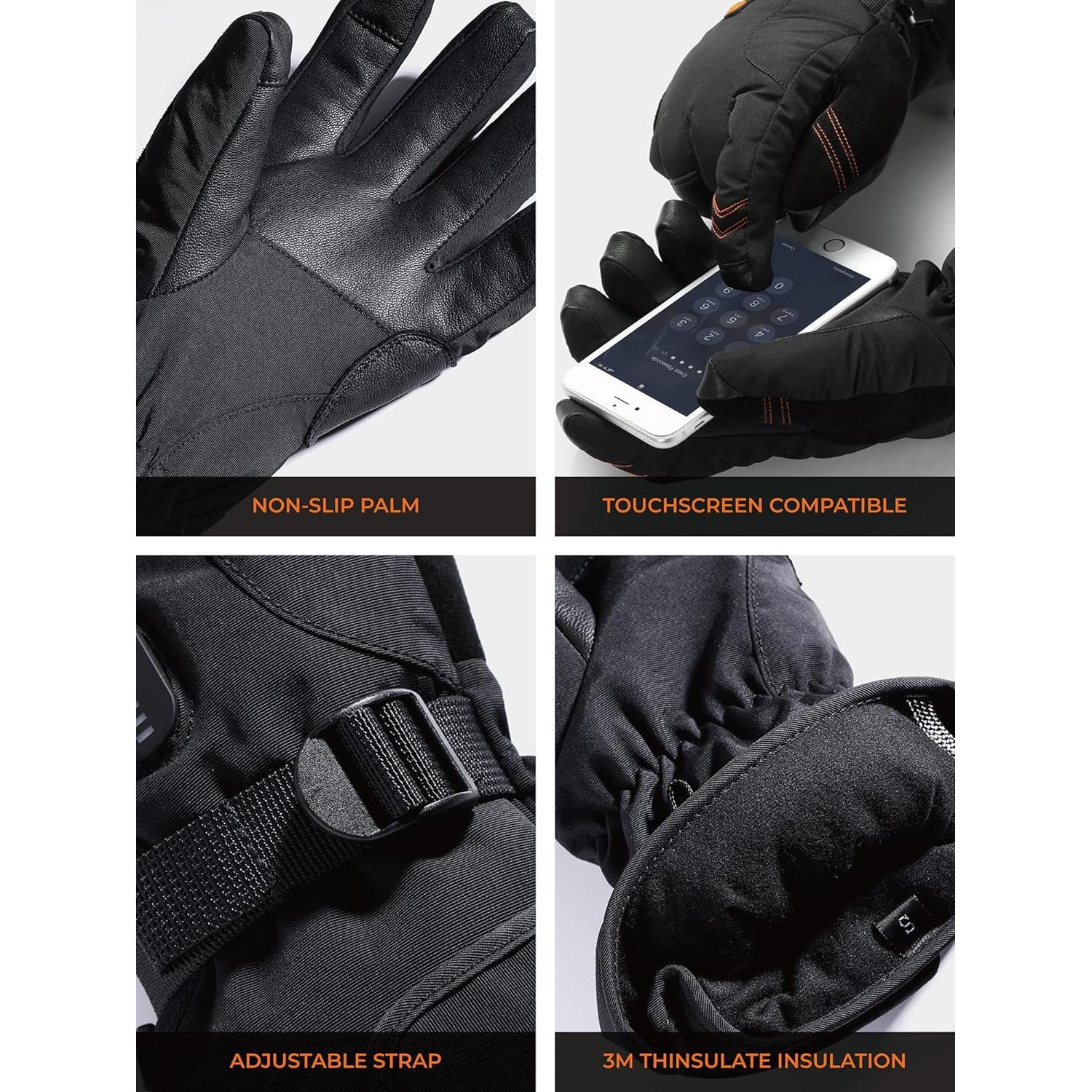 Guantes Eléctricos Calentados ORORO Unisex Talla Grande