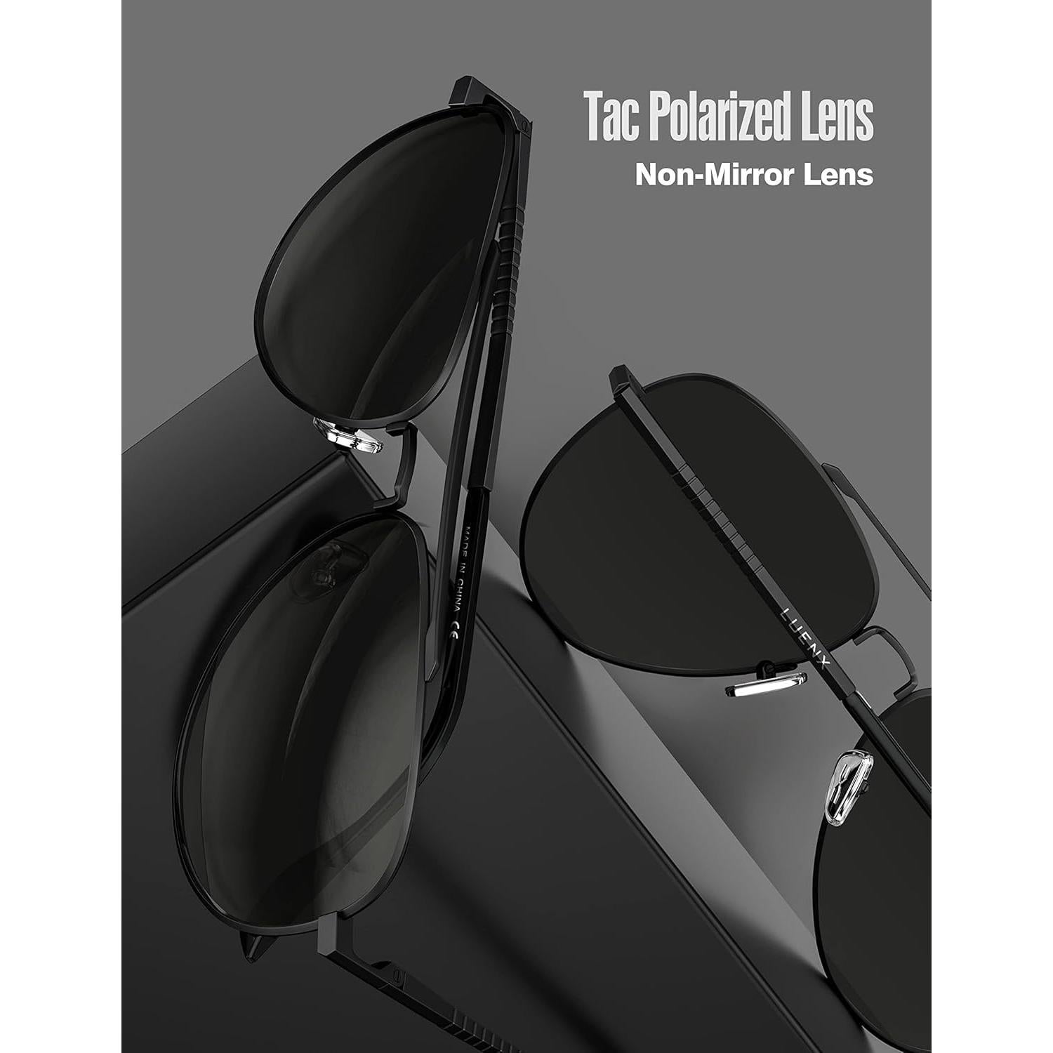 Gafas de sol LUENX Aviador Polarizadas UV400 Unisex 60mm