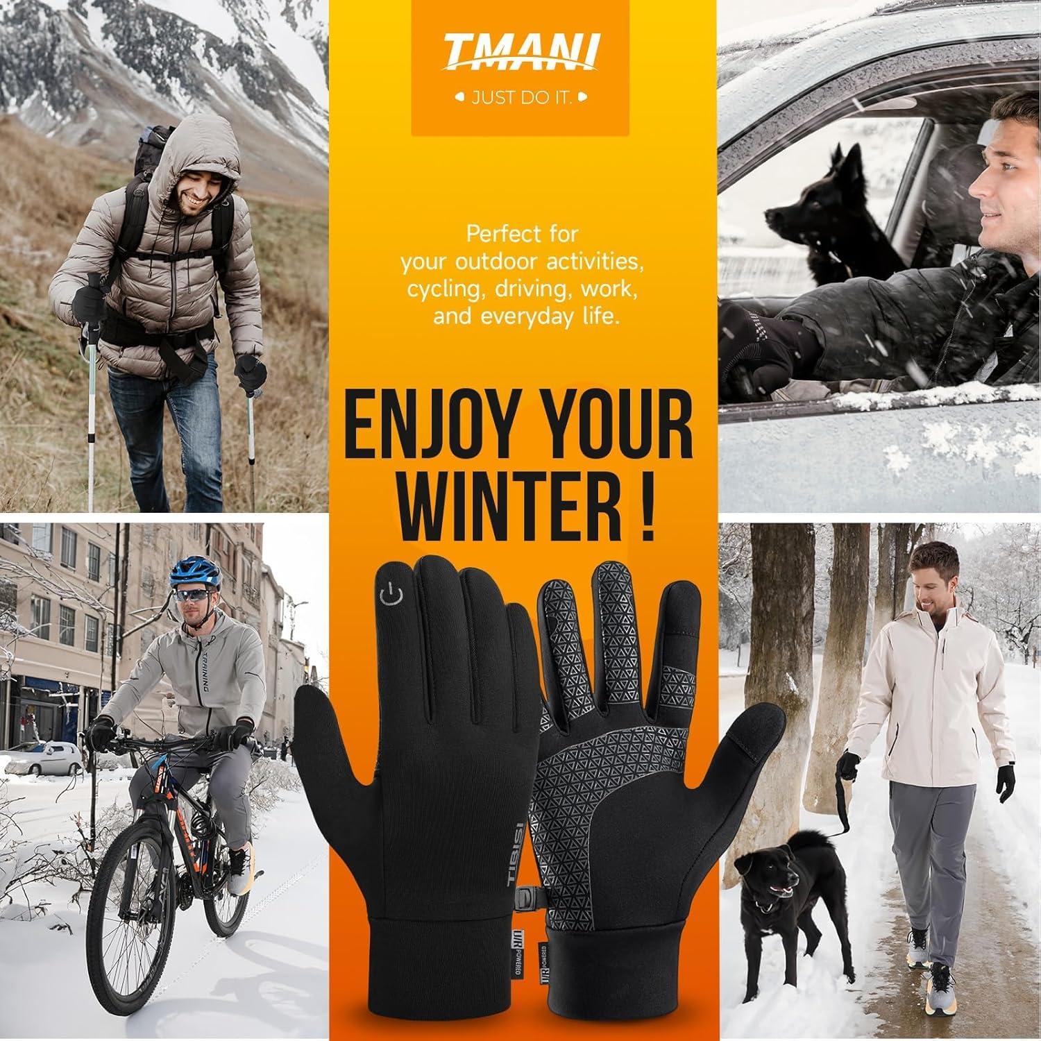 Guantes de Invierno Tmani Térmicos para Hombres y Mujeres