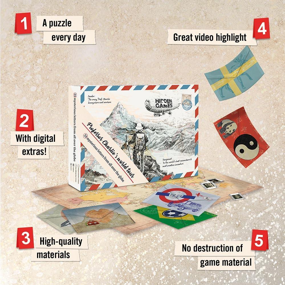 Juego de Rompecabezas Hidden Games - Tour Mundial 2024