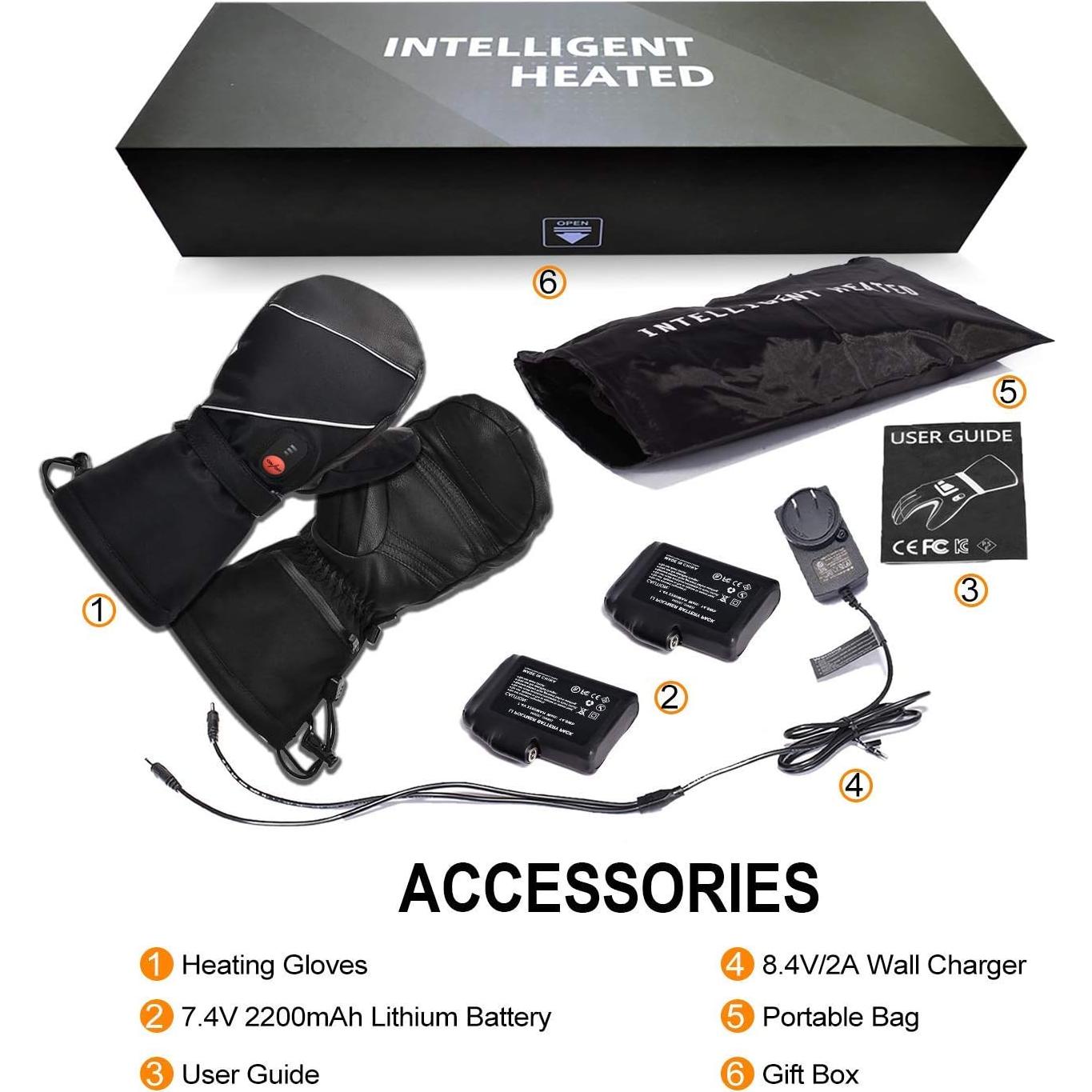 Guantes Eléctricos Recargables Savior Heat 3XL Negro