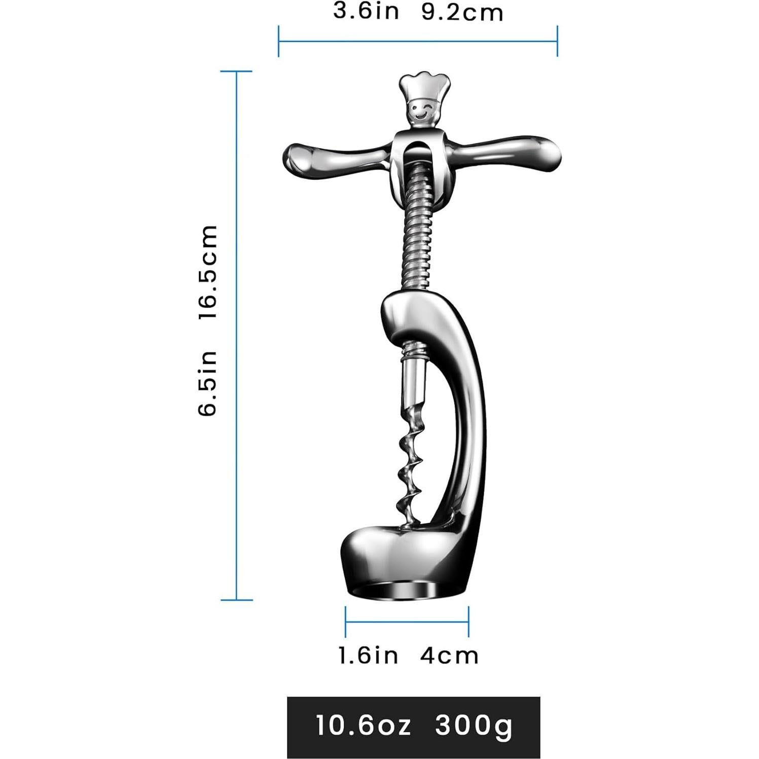 Abrebotellas de Vino Gourmet Easy WO1 Acero Inoxidable