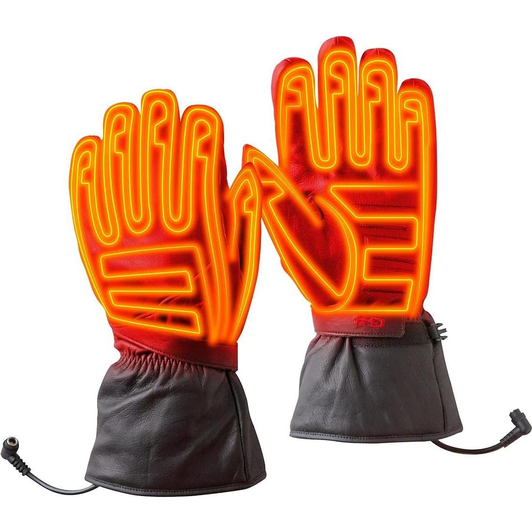 Guantes Calentados Gerbing G4 12V Hombre Cuero Impermeables