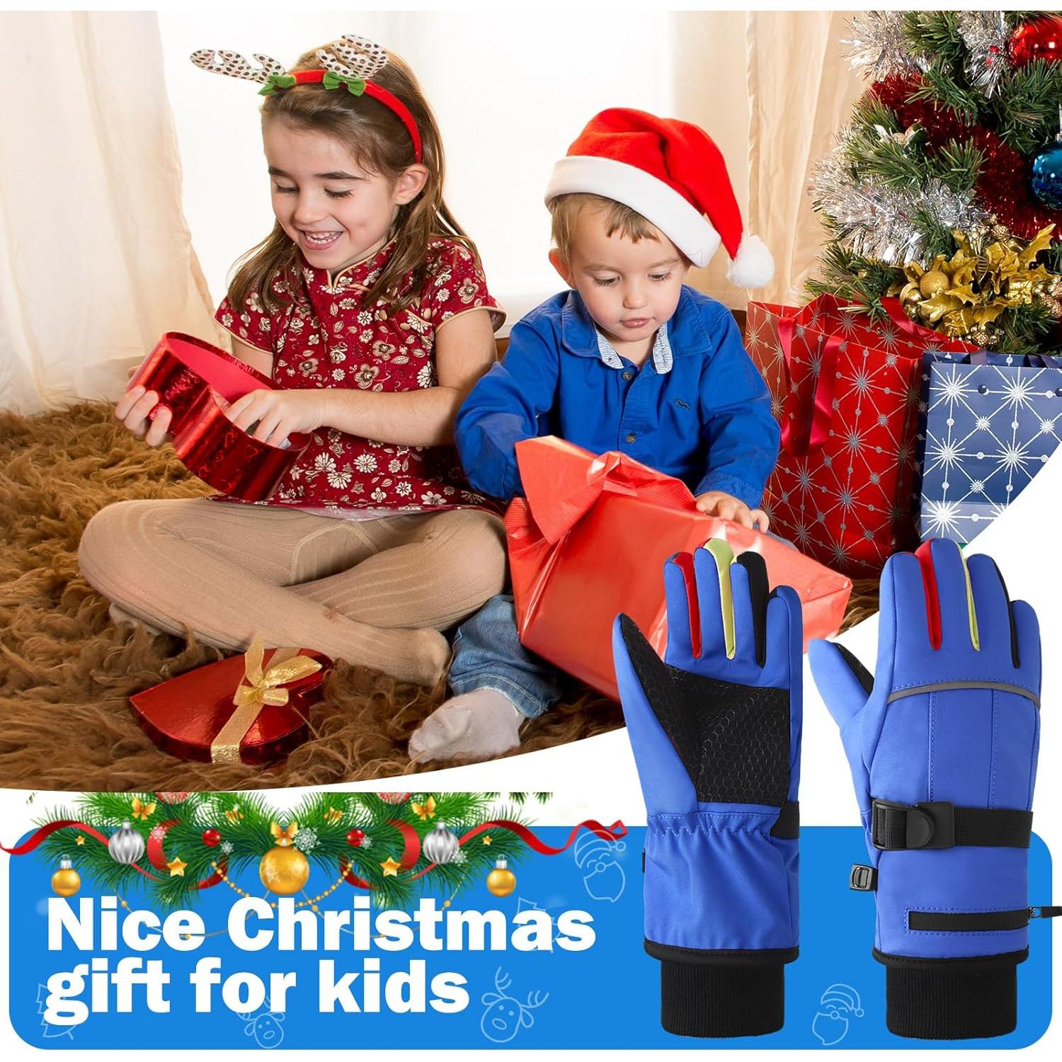 Guantes Calentados Eléctricos Lasnten para Niños 8-12 Años