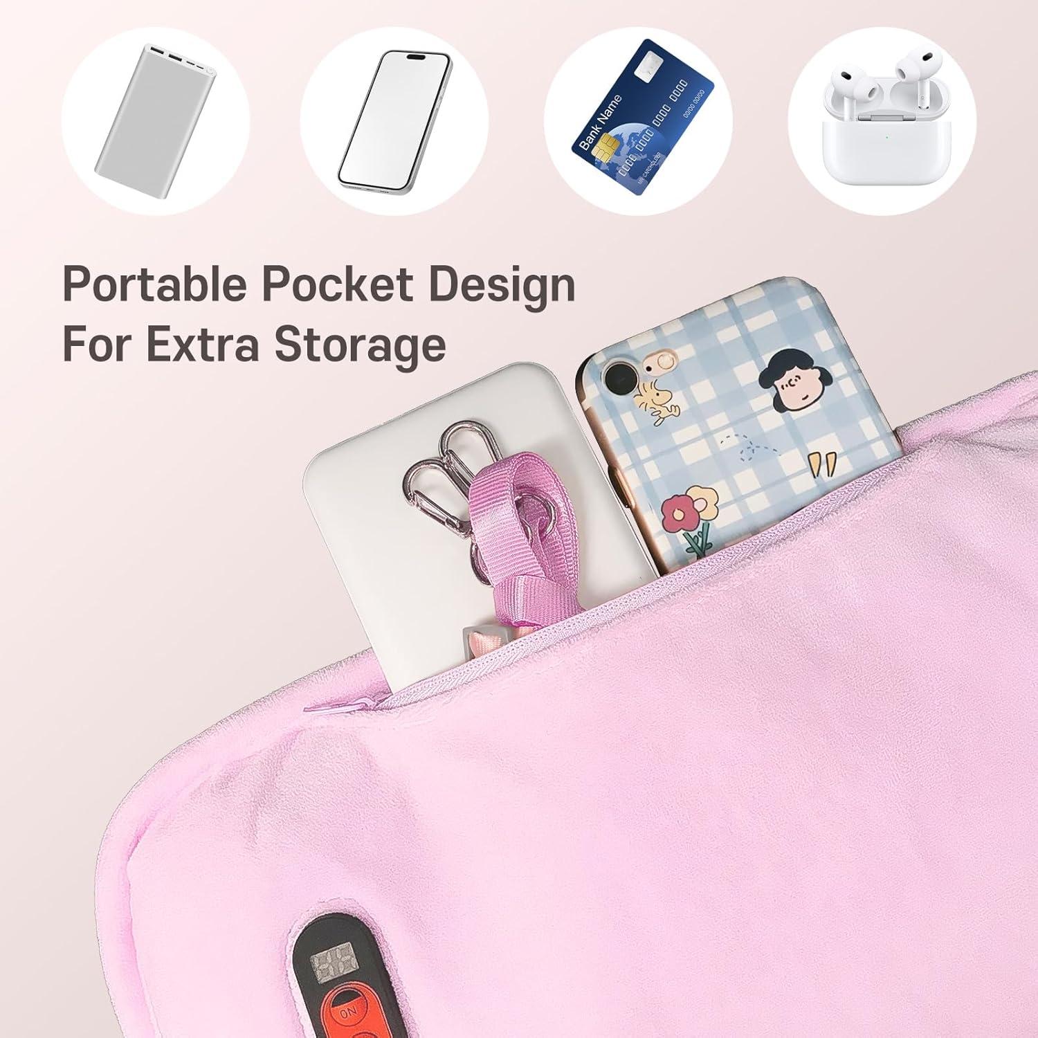 Calentador de Manos Recargable Xigmer Rosa 10000mAh 6 Niveles