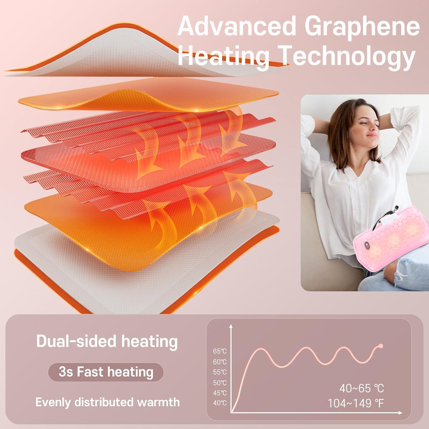 Calentador de Manos Recargable Xigmer Rosa 10000mAh 6 Niveles