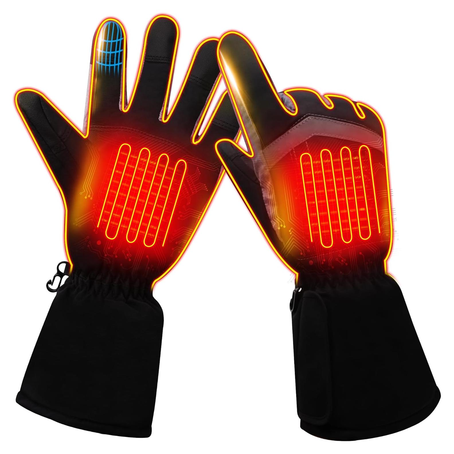 Guantes Calentados USB IFWATER Impermeables Táctiles Unisex