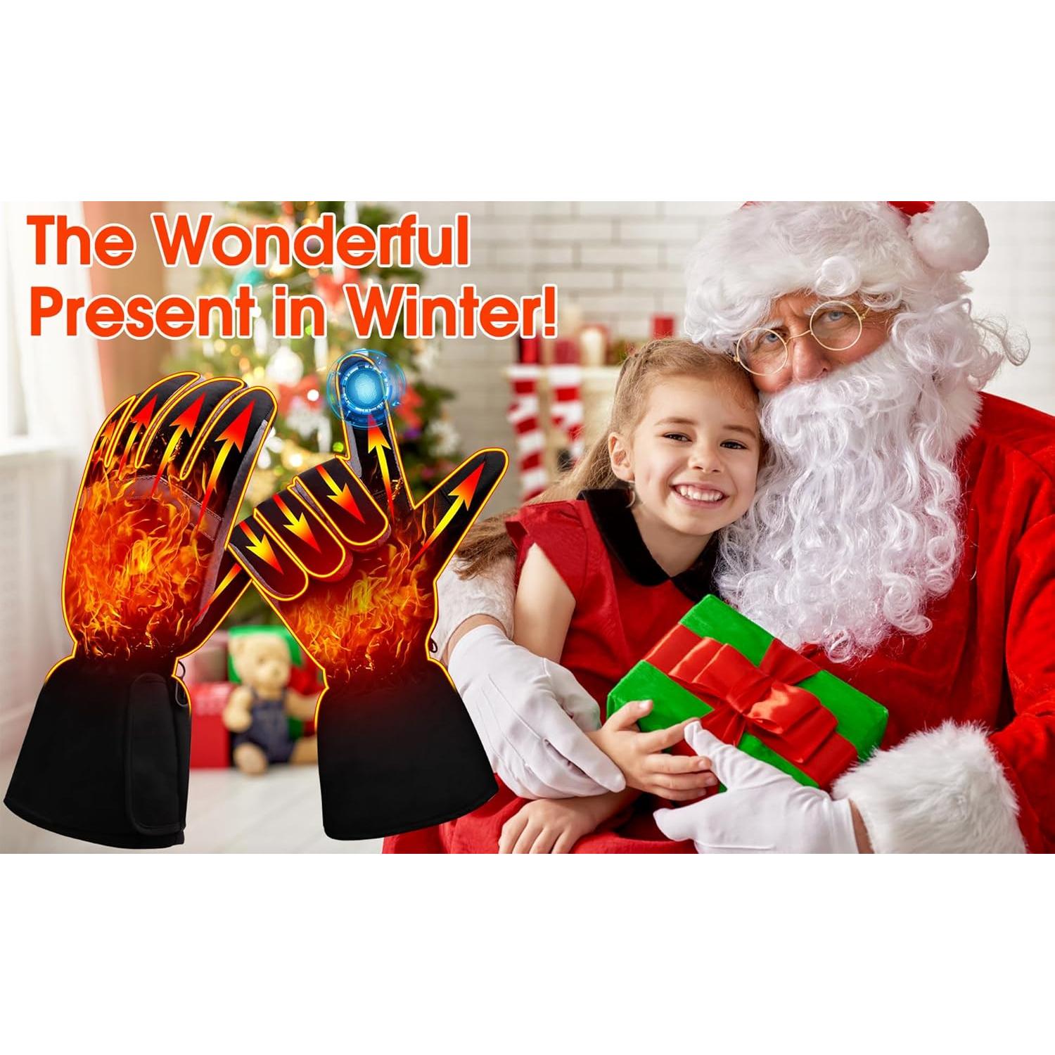 Guantes Calentados USB IFWATER Impermeables Táctiles Unisex