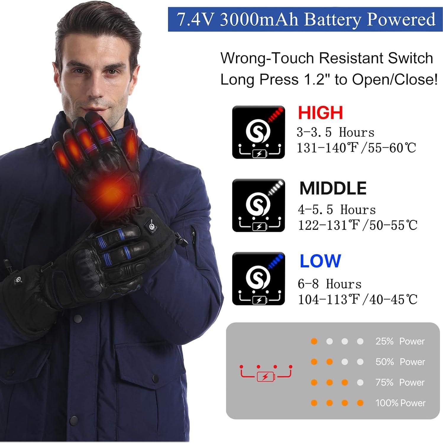 Guantes calefaccionados Savior Heat 3XL impermeables