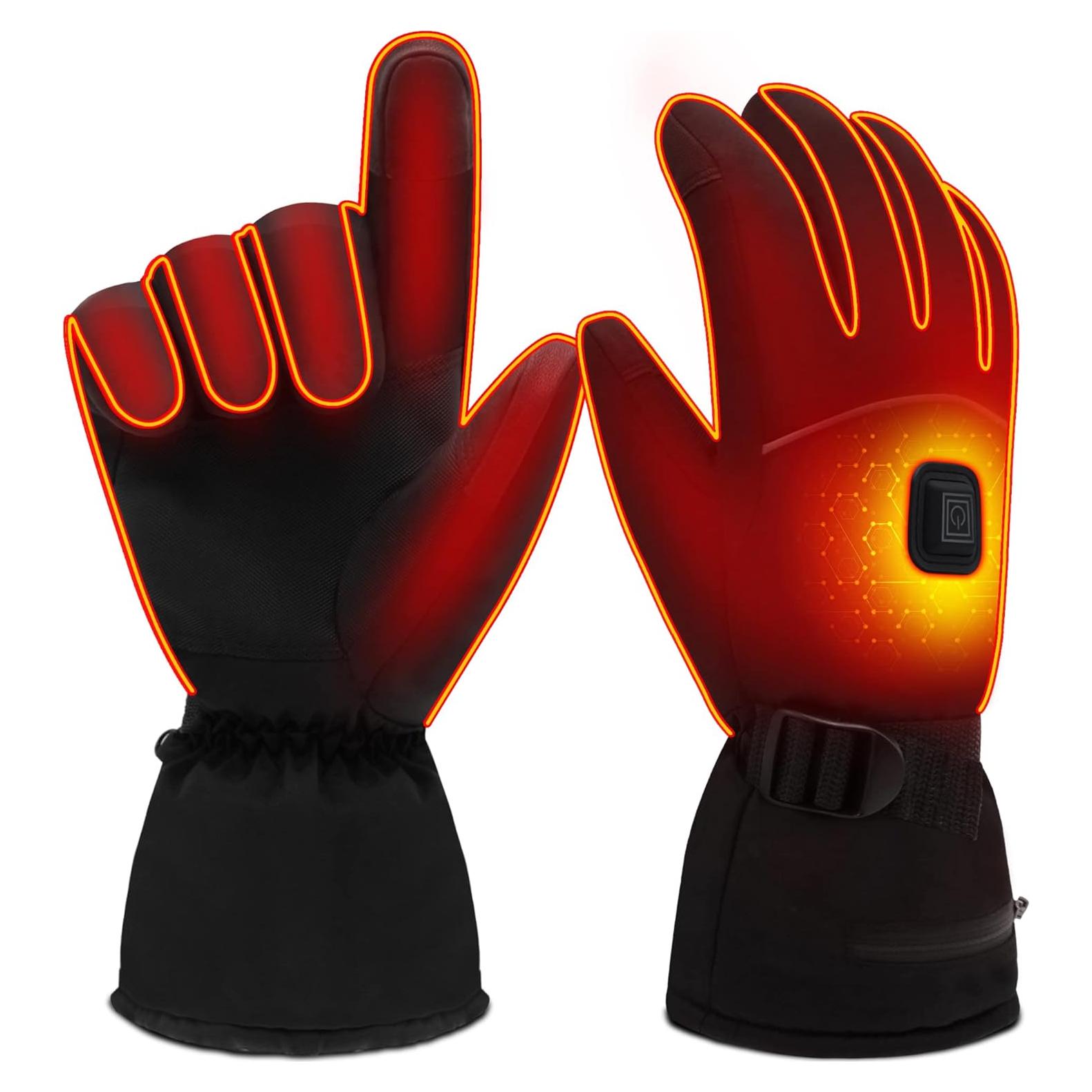 Guantes Calentados SVPRO SV-7.4, Táctiles, Impermeables, Unisex