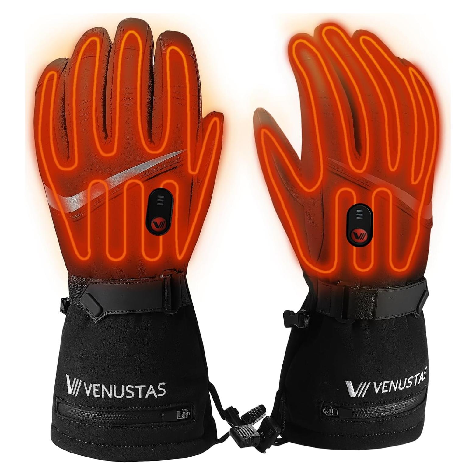 Guantes Calentados Recargables Venustas Unisex Talla Grande