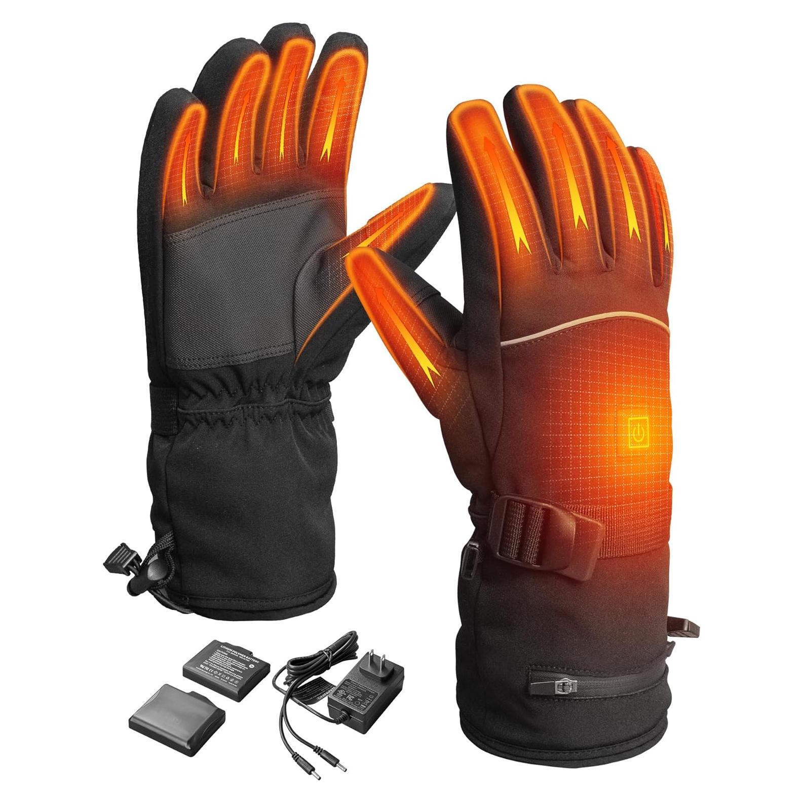 Guantes Calentados Eléctricos Recargables XL Hombre Invierno