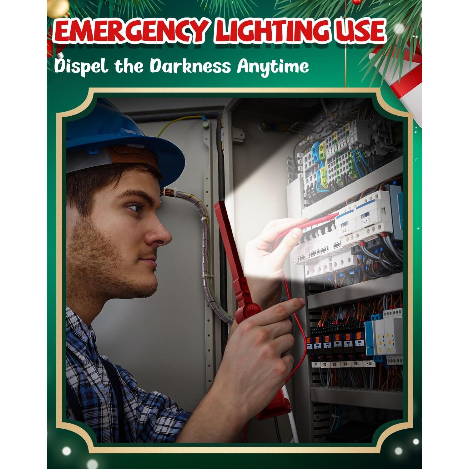 Luz de Trabajo LED Coquimbo 2 Paquete Rojo 5 Modos 360°