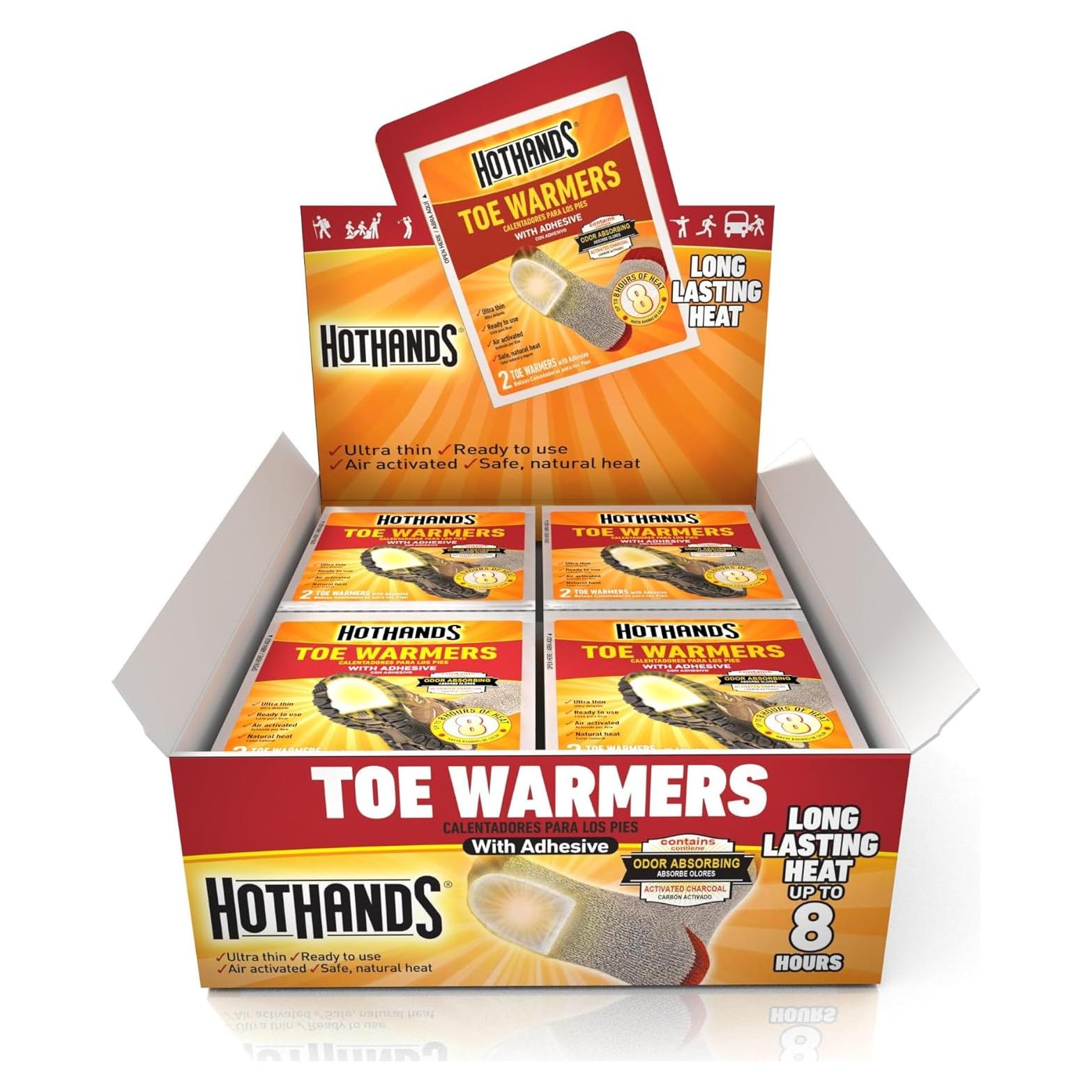 Calentadores de Dedos HotHands - 40 Pares - 8 Horas de Calor