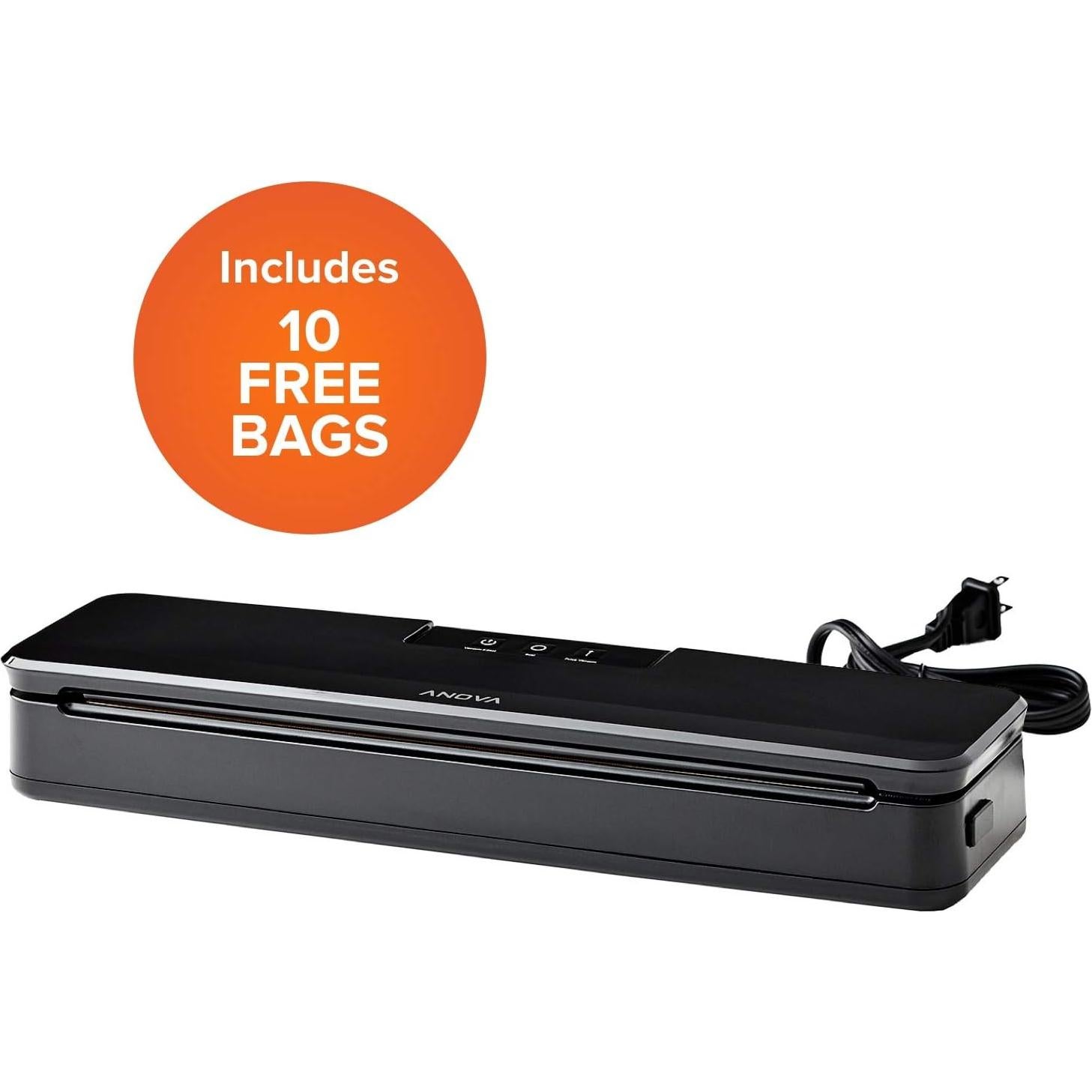 Sellador al Vacío Anova Culinary ANVS01-US00 800W Negro