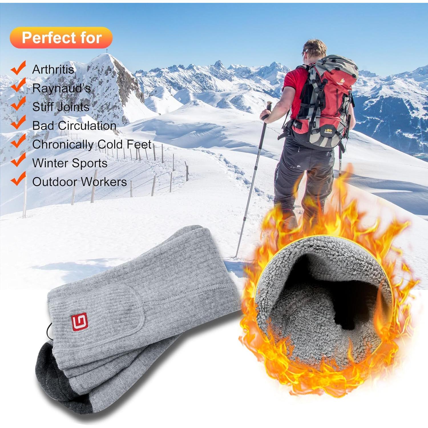 Calcetines Calentados SVPRO Unisex Recargables 3 Niveles