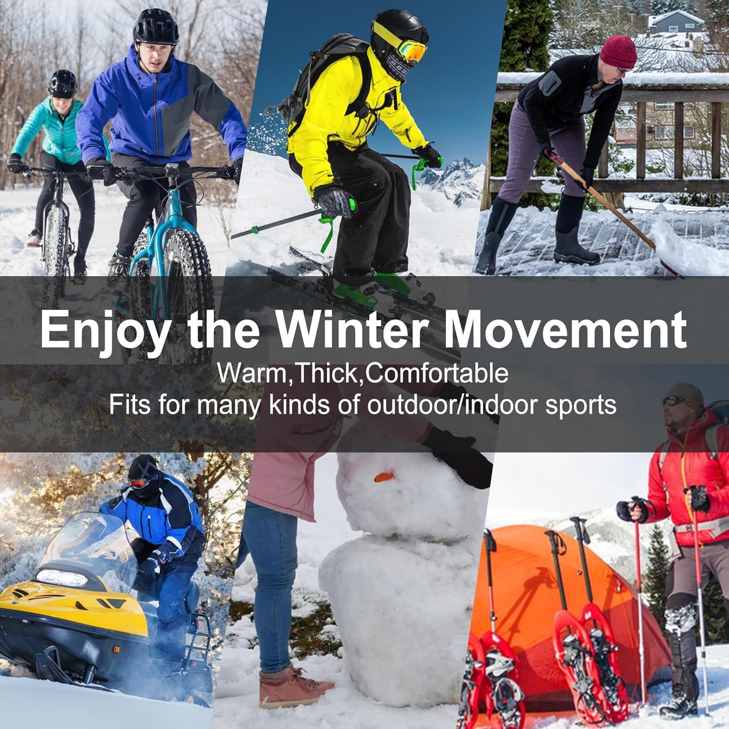 Calcetines Calentados QILOVE 3.7V Recargables para Invierno