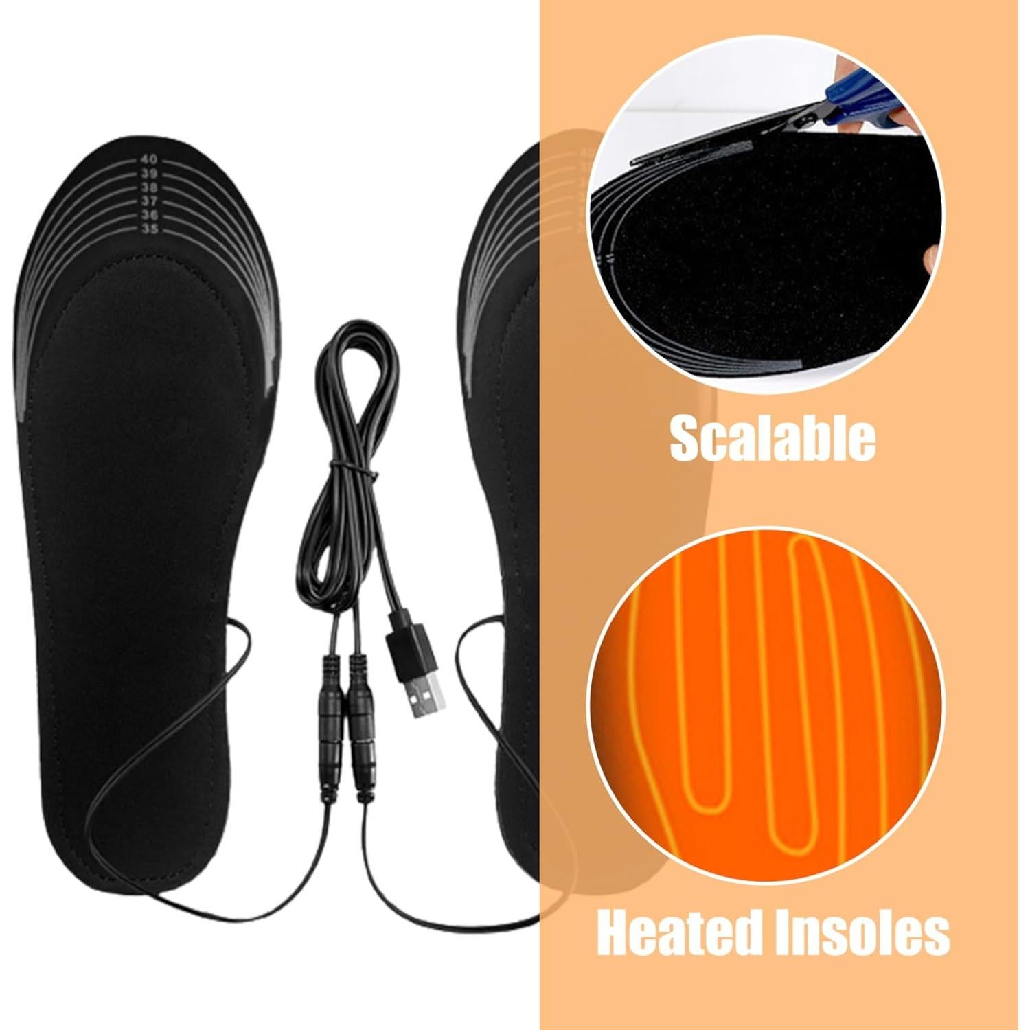 Plantillas Calentadas USB OnIUeZky 35-41 Térmicas Lavables