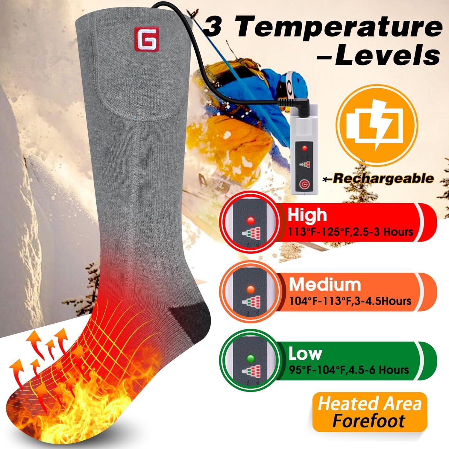 Calcetines Calentados SPRING SP-3.7V Unisex Térmicos