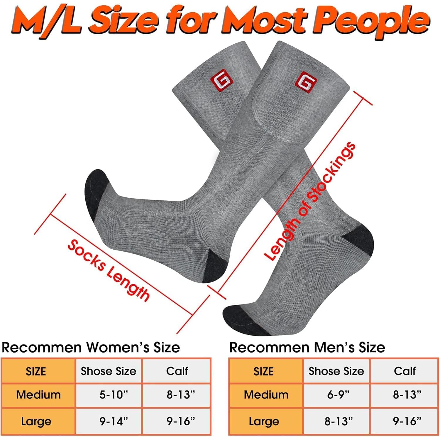 Calcetines Calentados SPRING SP-3.7V Unisex Térmicos