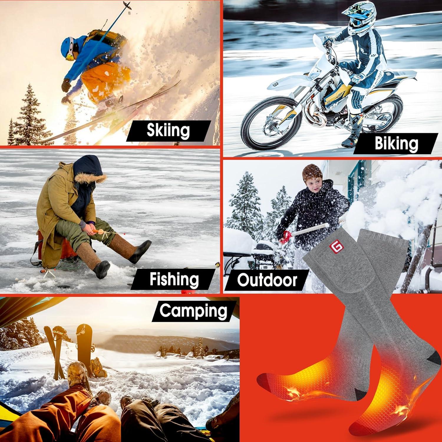 Calcetines Calentados SPRING SP-3.7V Unisex Térmicos