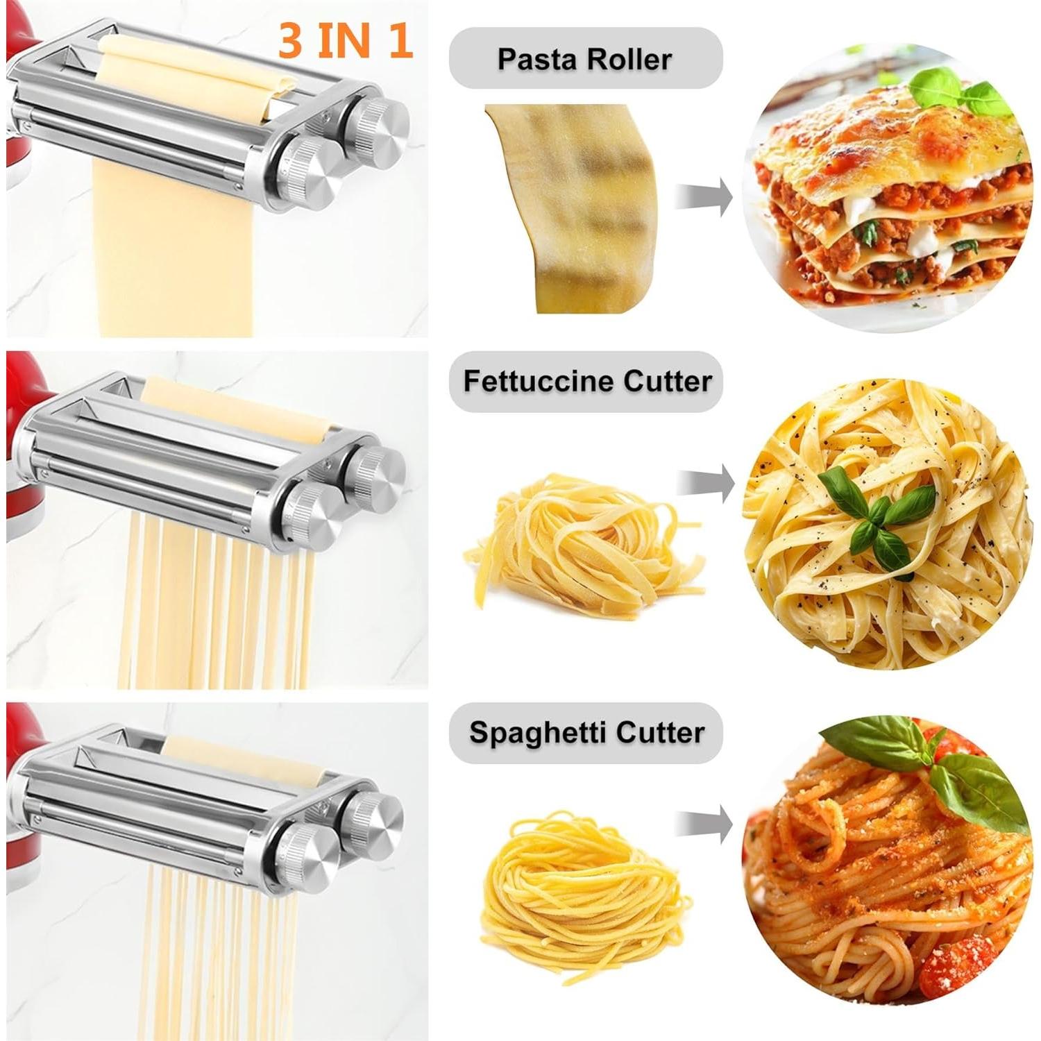 Accesorio de máquina de pasta FavorKit 3 en 1 para KitchenAid