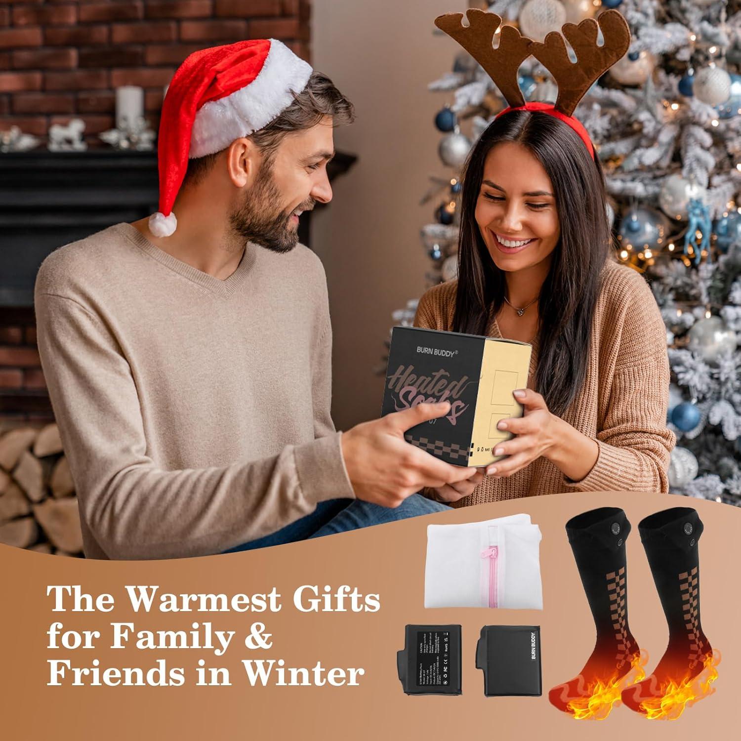 Calcetines Calentados Eléctricos Tiptop Home 5000mAh APP Control