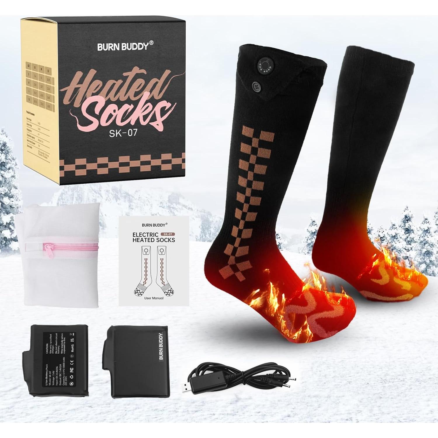 Calcetines Calentados Eléctricos Tiptop Home 5000mAh APP Control