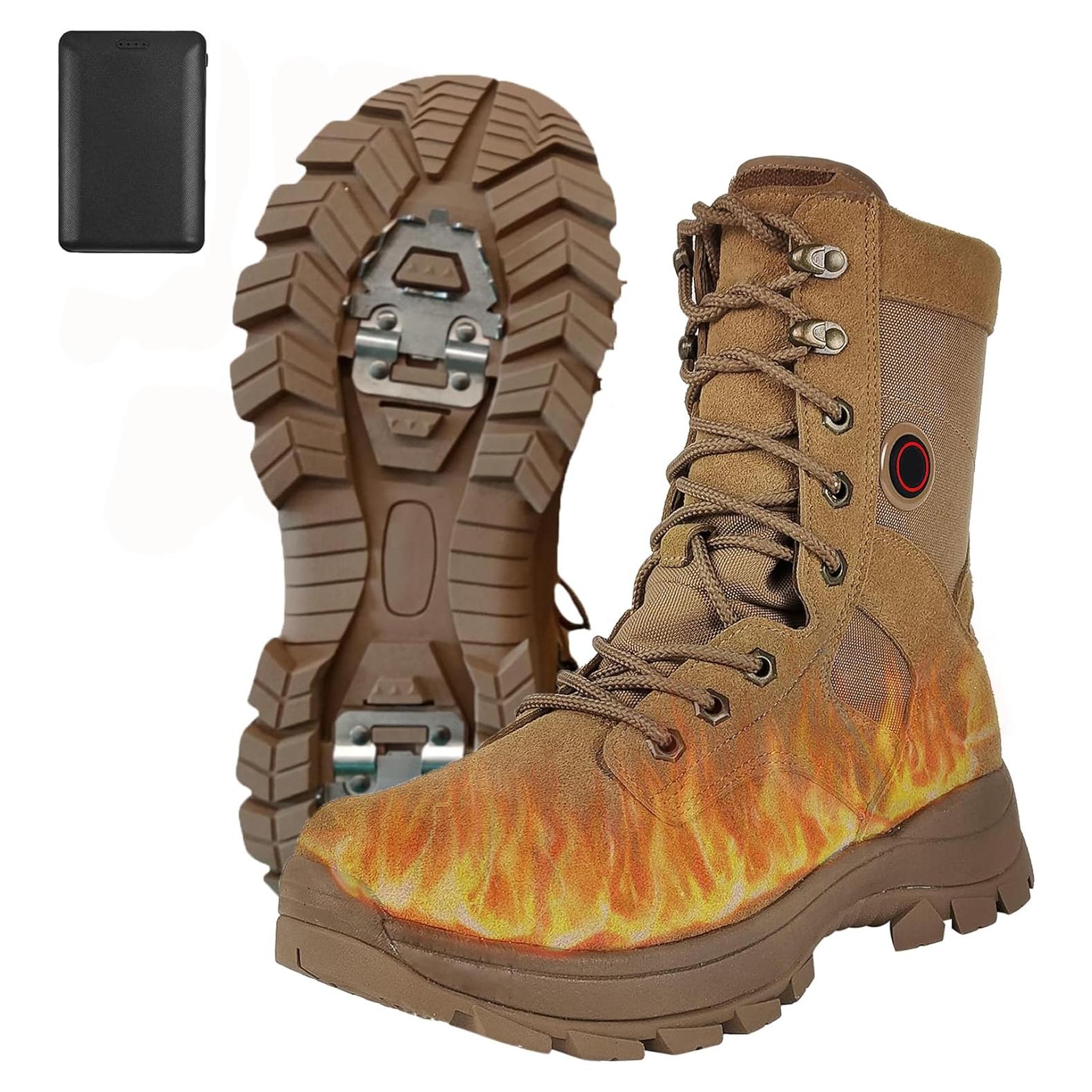 Botas Calentadas Eléctricas Loowoko Unisex Impermeables 3 Niveles