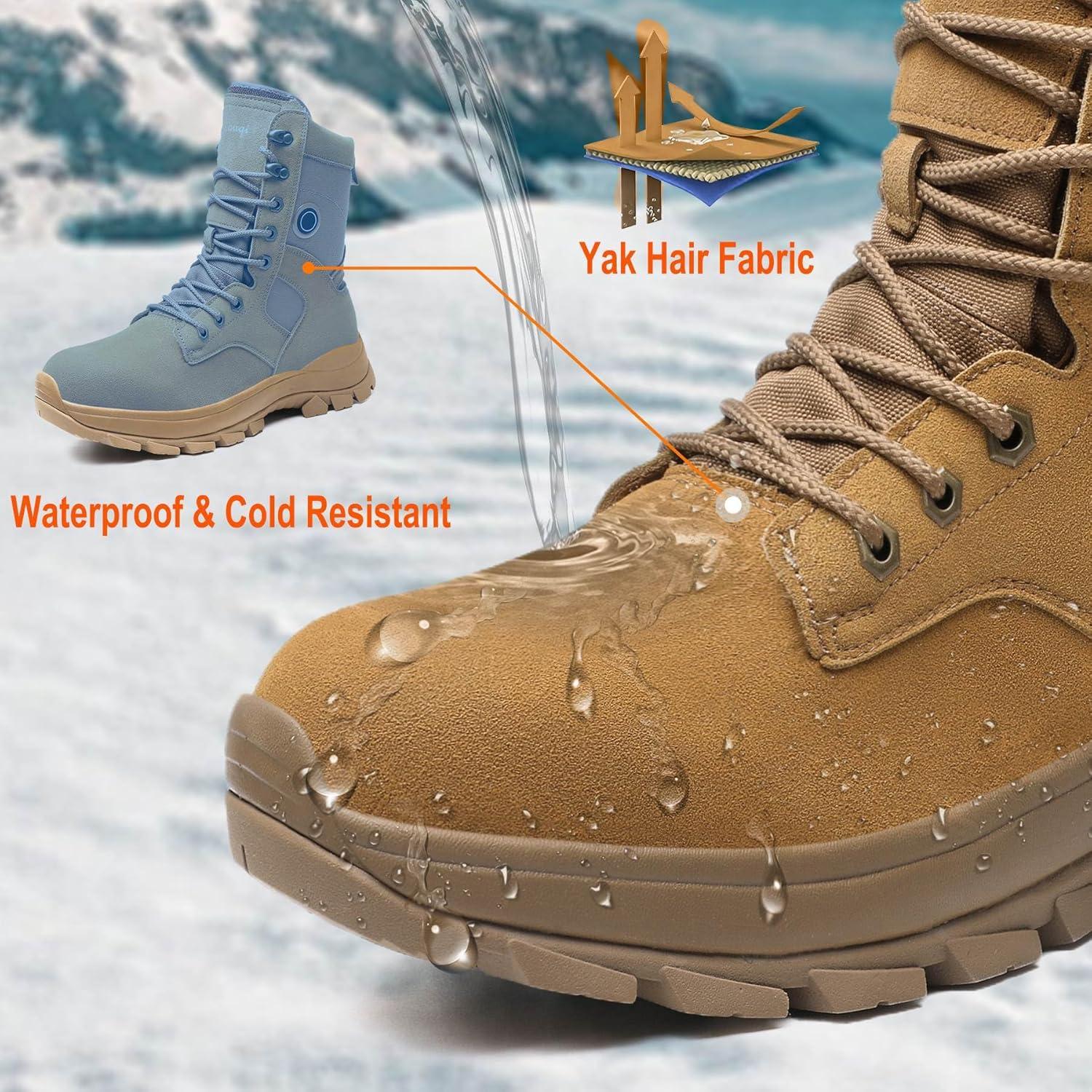 Botas Calentadas Eléctricas Loowoko Unisex Impermeables 3 Niveles