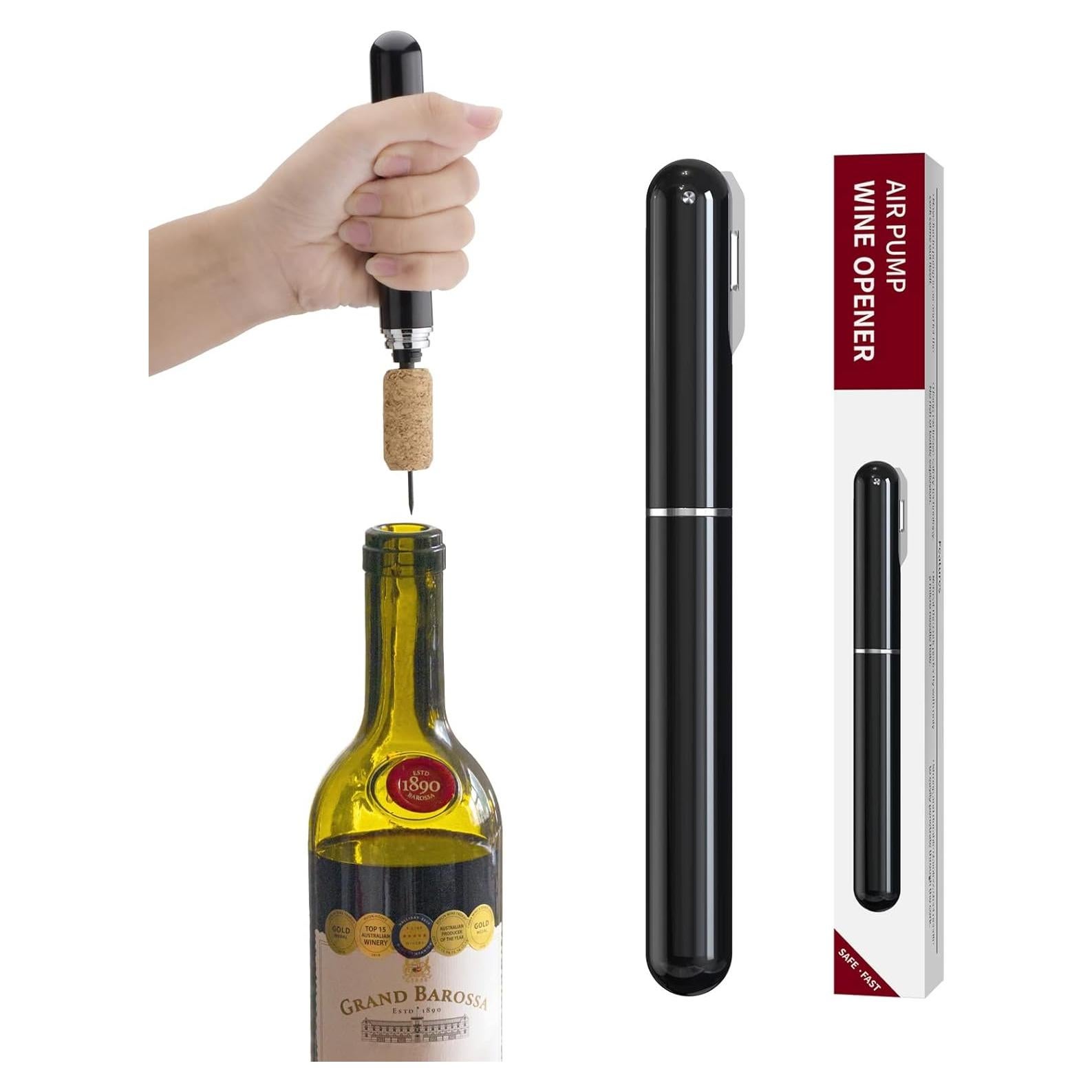 Sacacorchos de Vino JOQINEER Manual con Cortador y Portátil