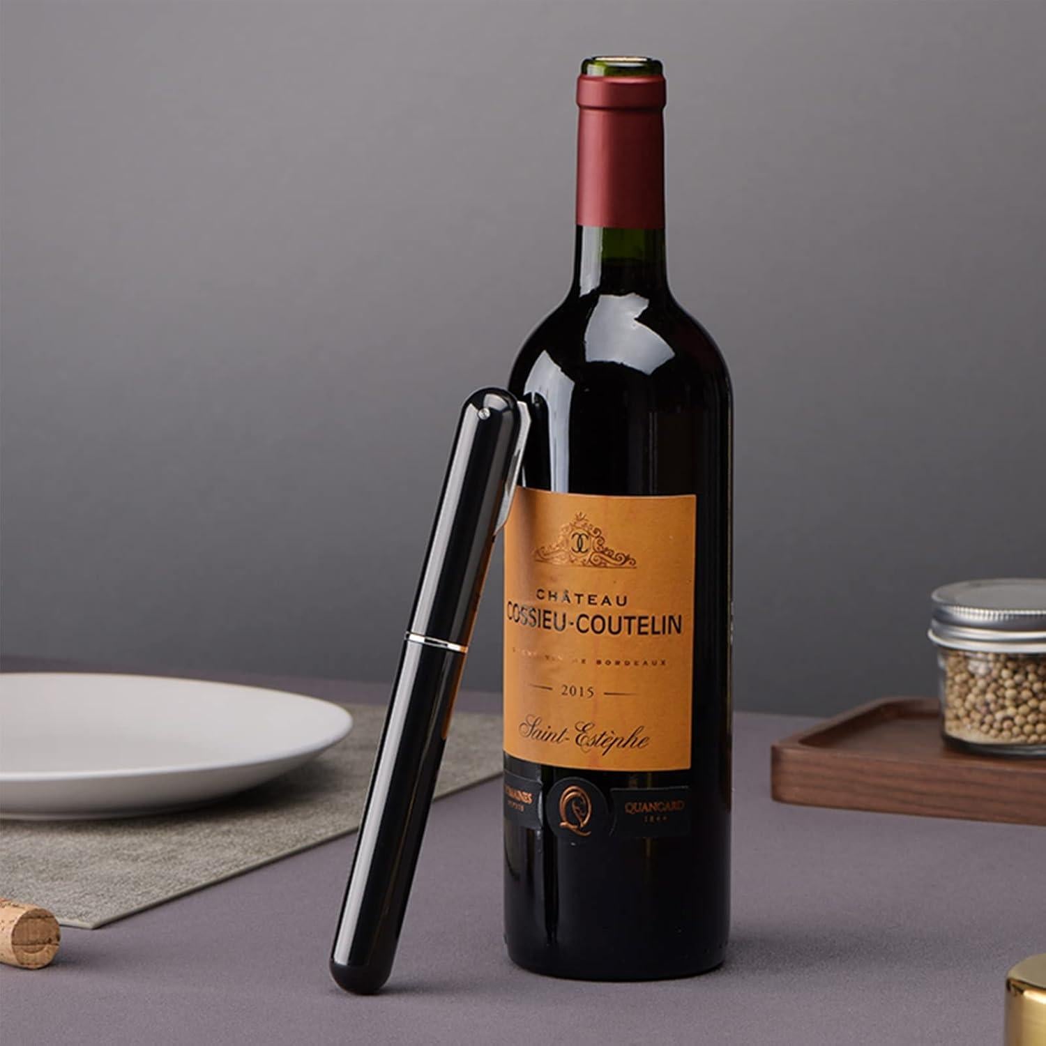 Sacacorchos de Vino JOQINEER Manual con Cortador y Portátil