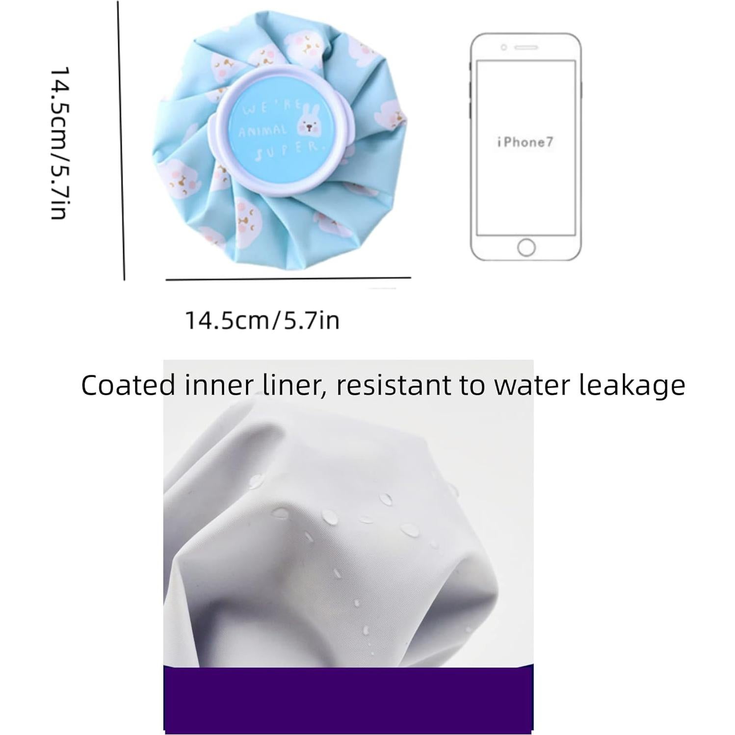 Bolsa de Hielo Reutilizable FANBODTA 2PCS Terapia Fría y Caliente