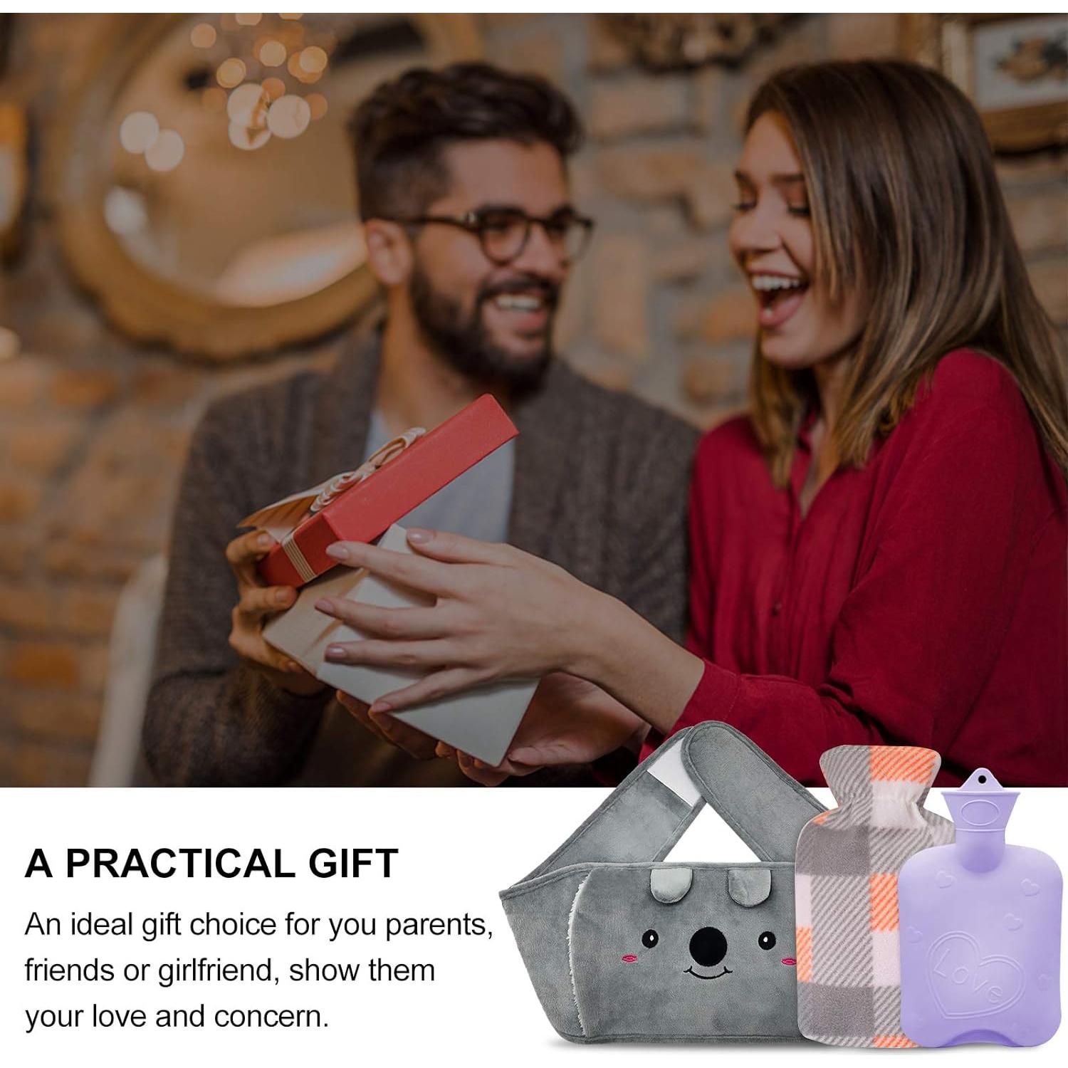 Bolsa de Agua Caliente Toxin 1L con Funda Suave Púrpura