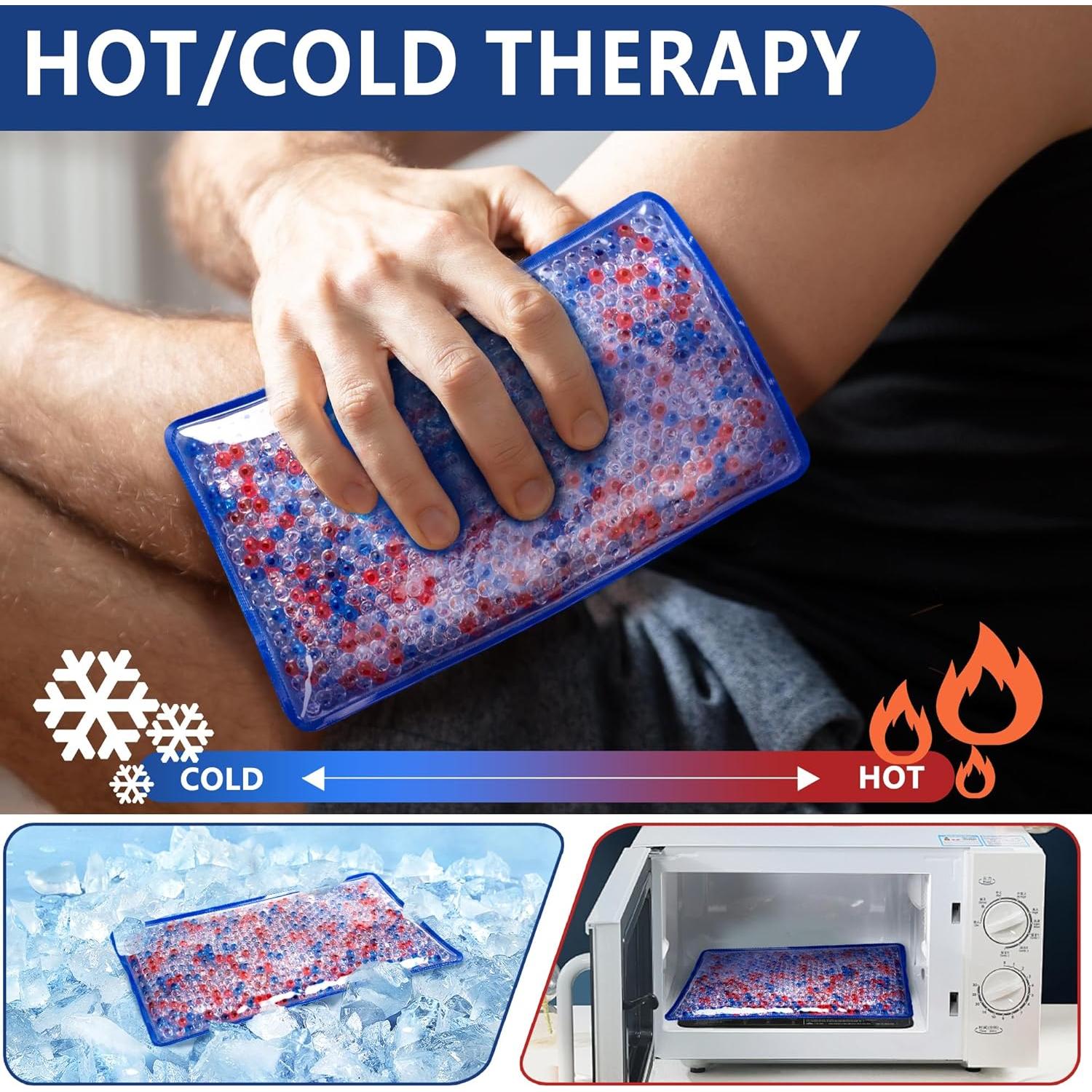 Paquete de Perlas de Gel Reutilizable Caliente/Frío WellWear