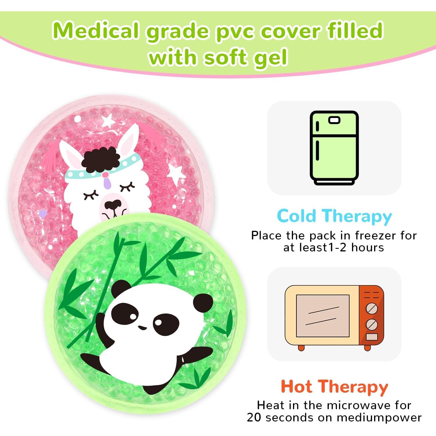 Paquetes de Hielo Reutilizables Morelei Panda Alpaca 12,45 cm