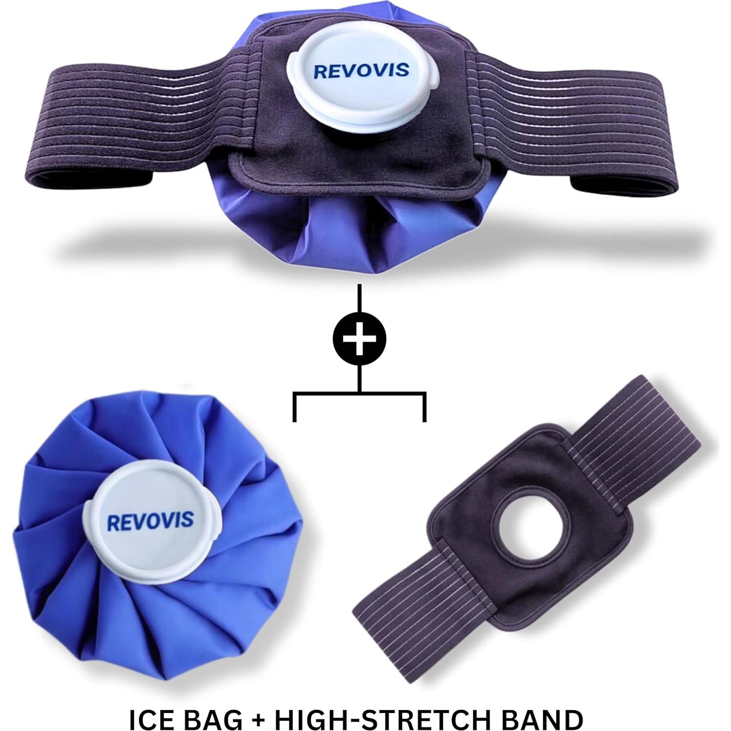 Bolsa de Hielo Fría REVOVIS 4 en 1 con Faja Soporte